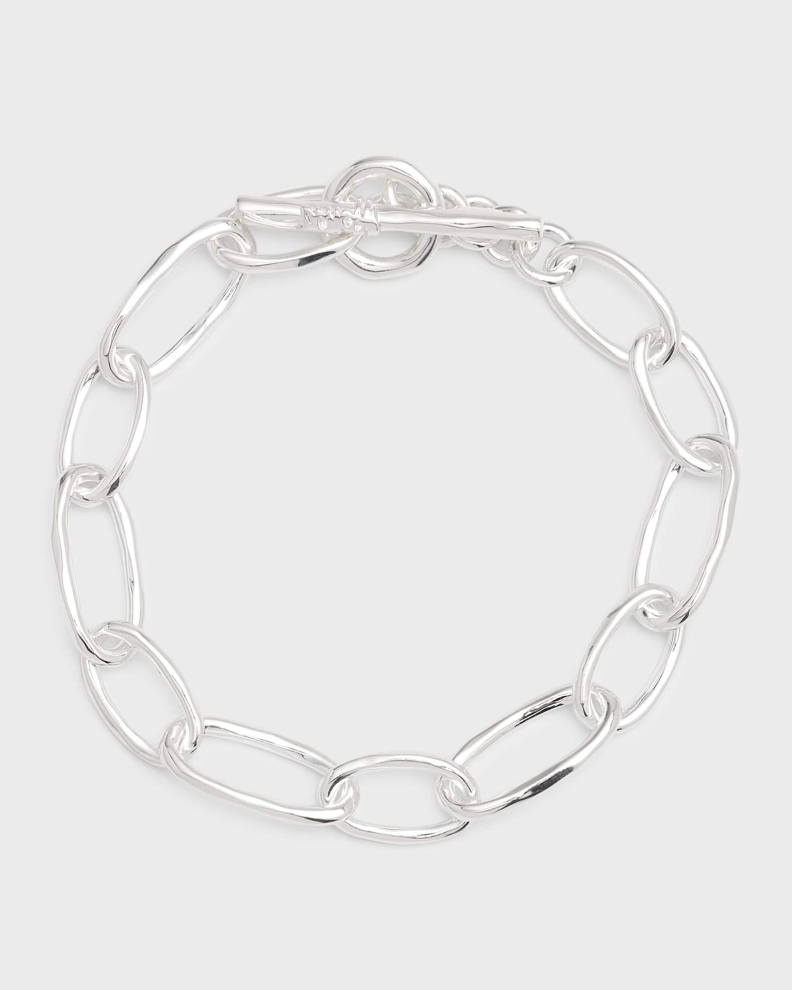 925 Classico Faceted Oval Link Bracelet 0