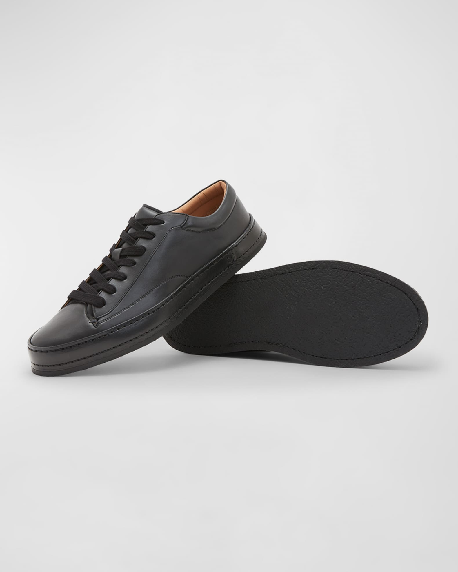 John Varvatos Men's Wooster Artisan Low-Top Leather Sneakers | Neiman ...