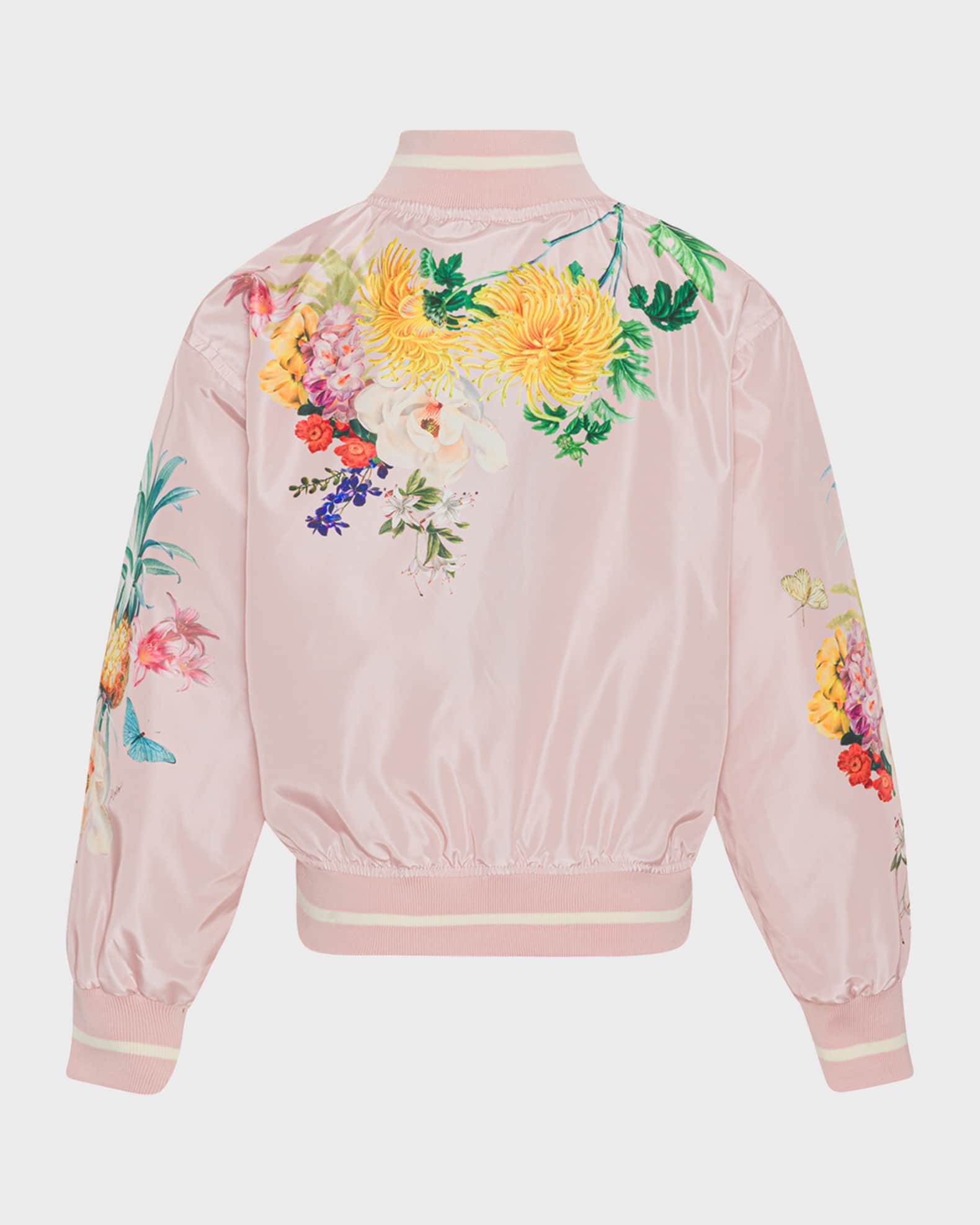 Molo Girl's Haliva FloralPrint Jacket, Size 812 Neiman Marcus