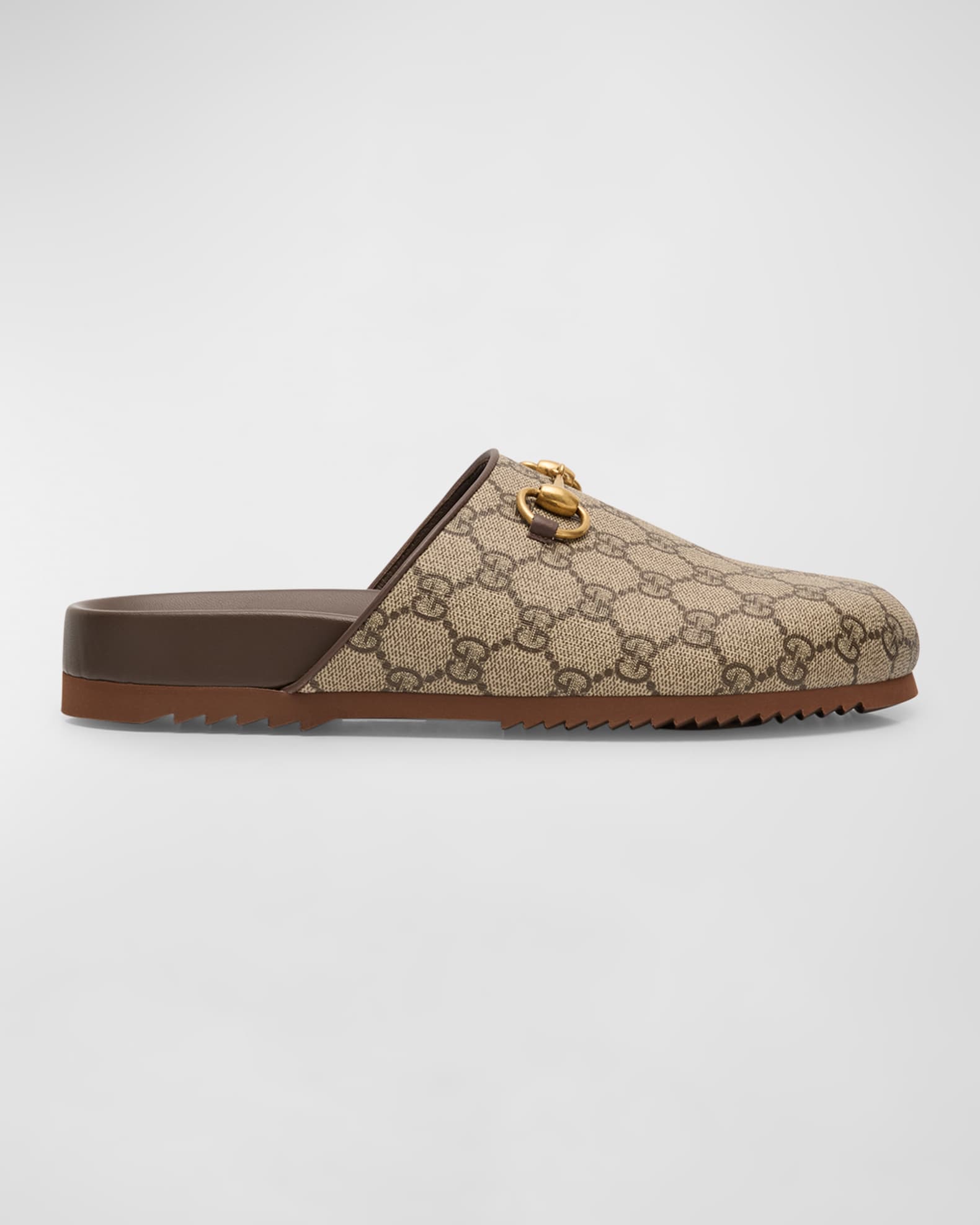 Gucci GG Supreme Horsebit Mules | Neiman Marcus