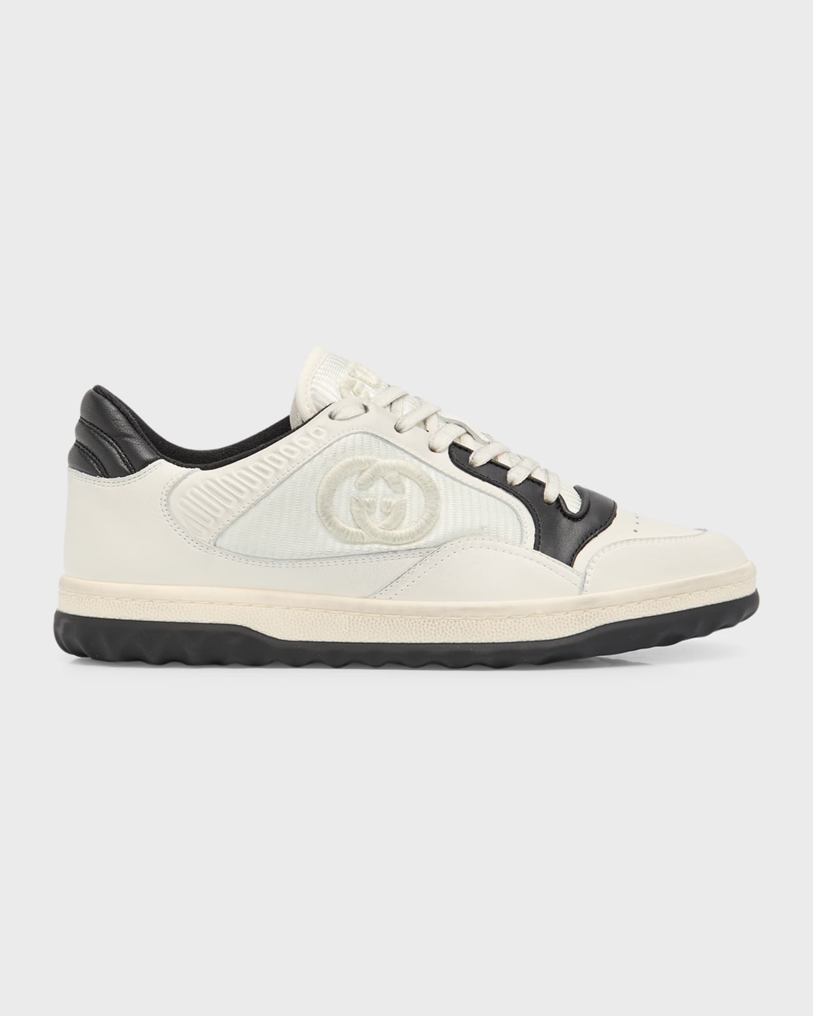 Gucci Bicolor Leather Low-Top Sneakers | Neiman Marcus