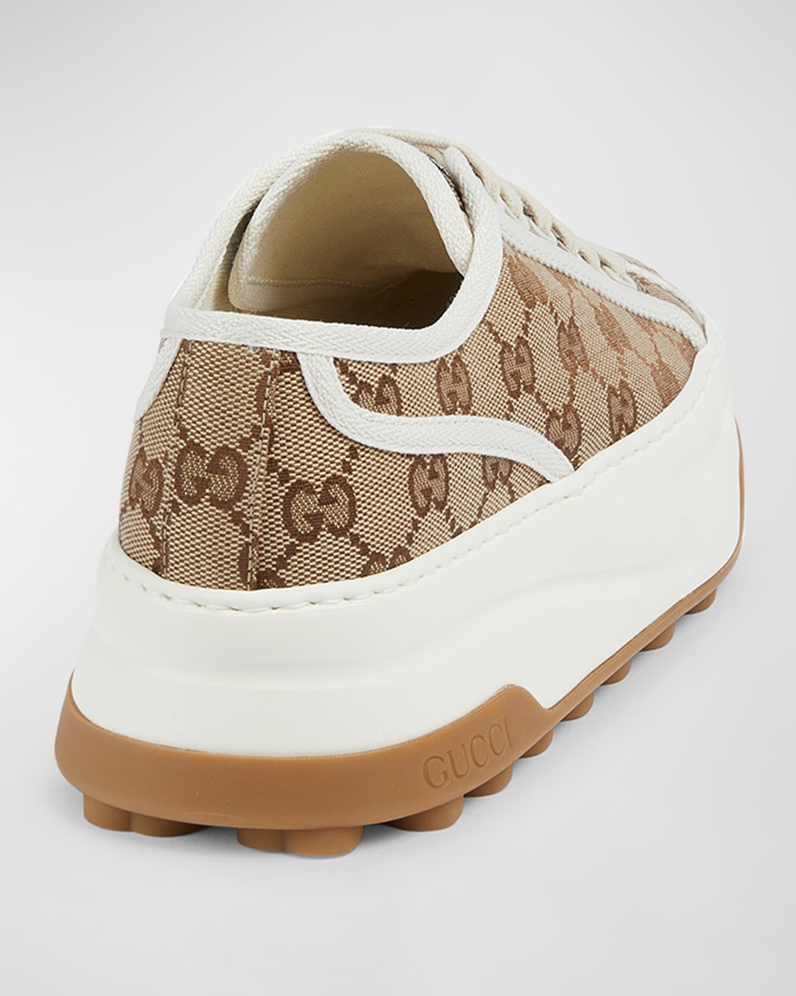 GG Canvas Low-Top Platform Sneakers  1