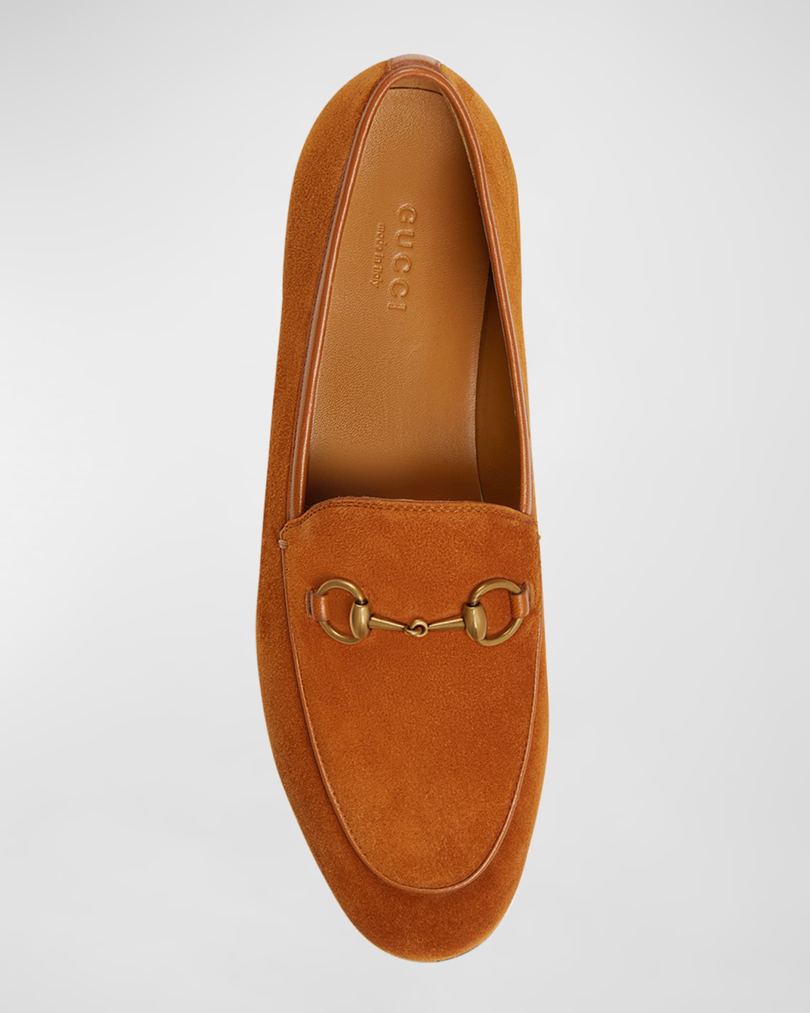 Men's Gucci Jordaan loafer in brown suede