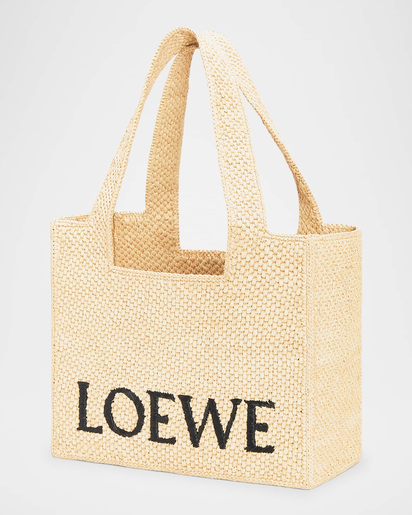 LOEWE + Paula's Ibiza medium raffia tote