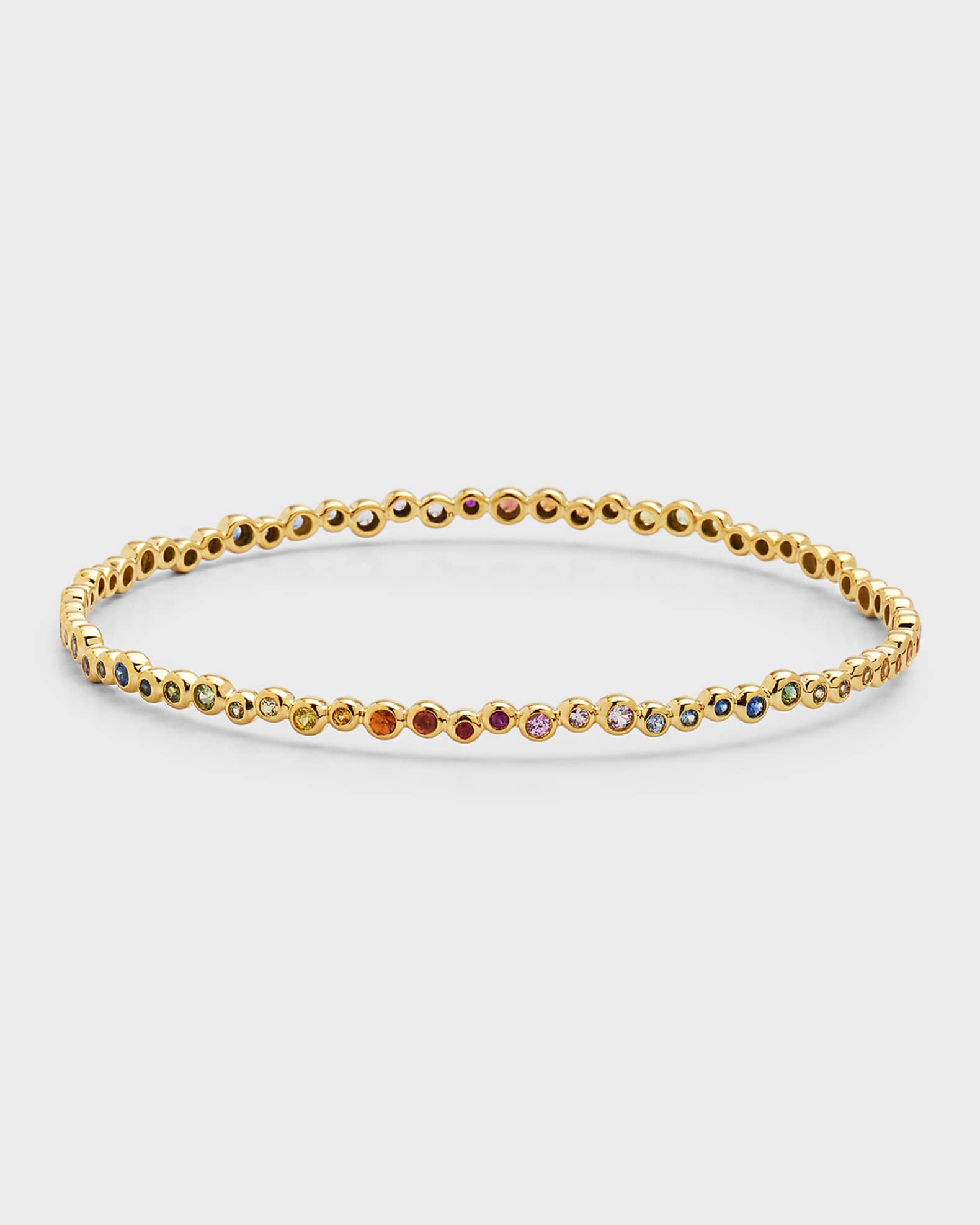 18K Starlet Bangle in Sapphire Rainbow 0