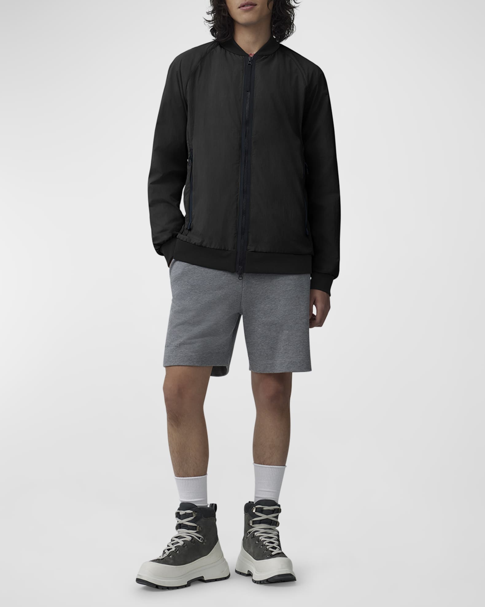 Canada Goose Men's Faber Nylon Bomber Jacket | Neiman Marcus