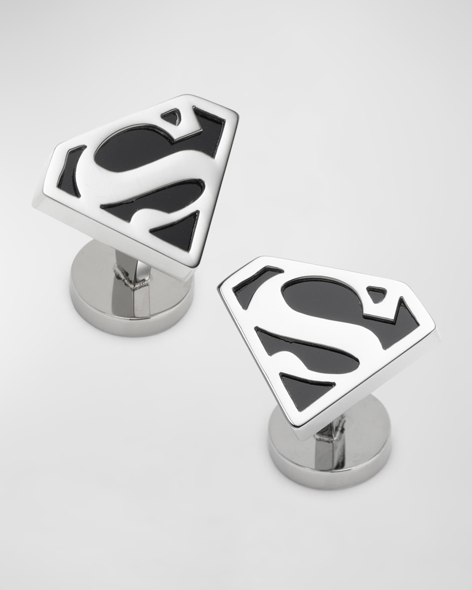 Superman cufflinks sterling silver on sale