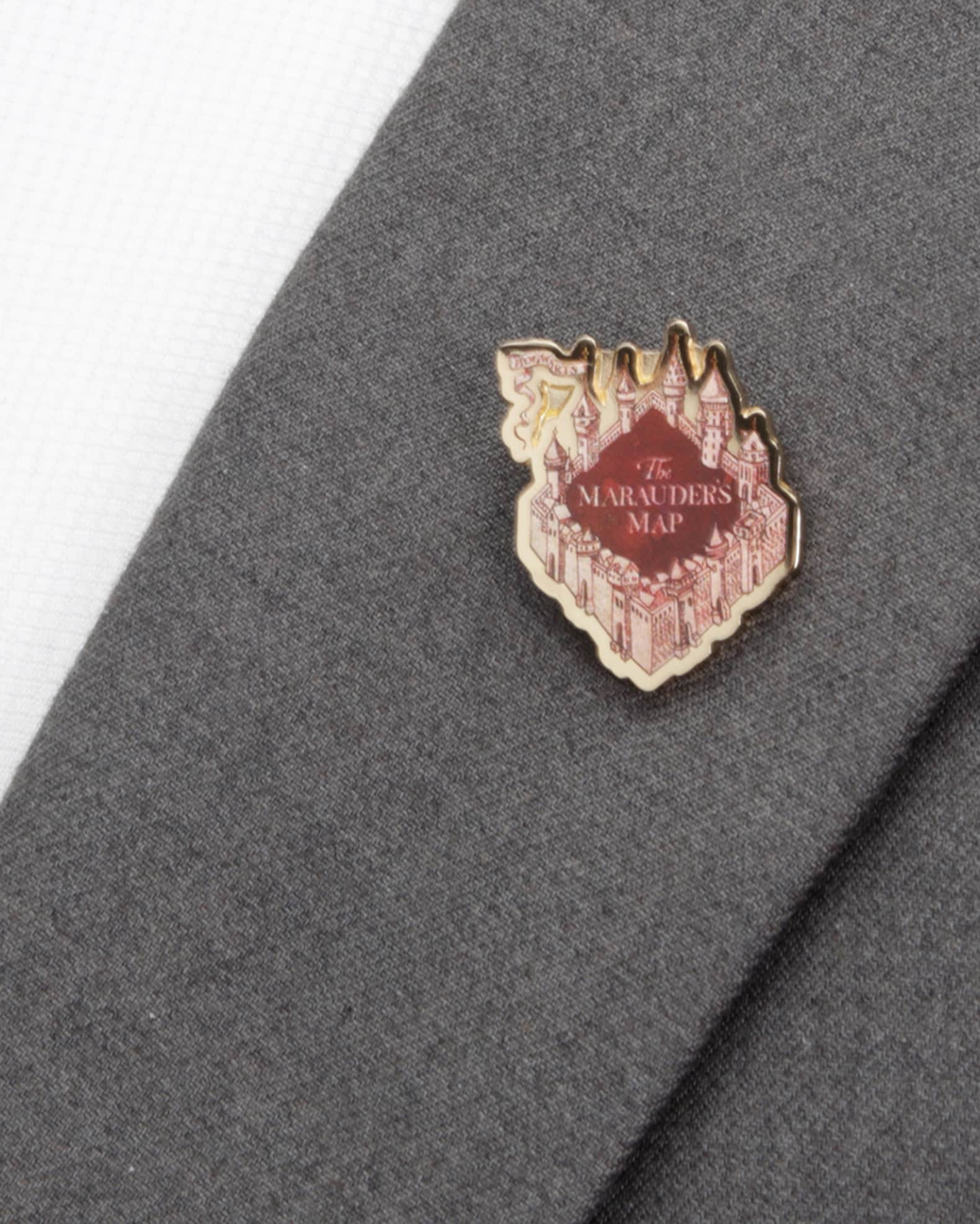 Men's Harry Potter Marauder's Map Lapel Pin 1
