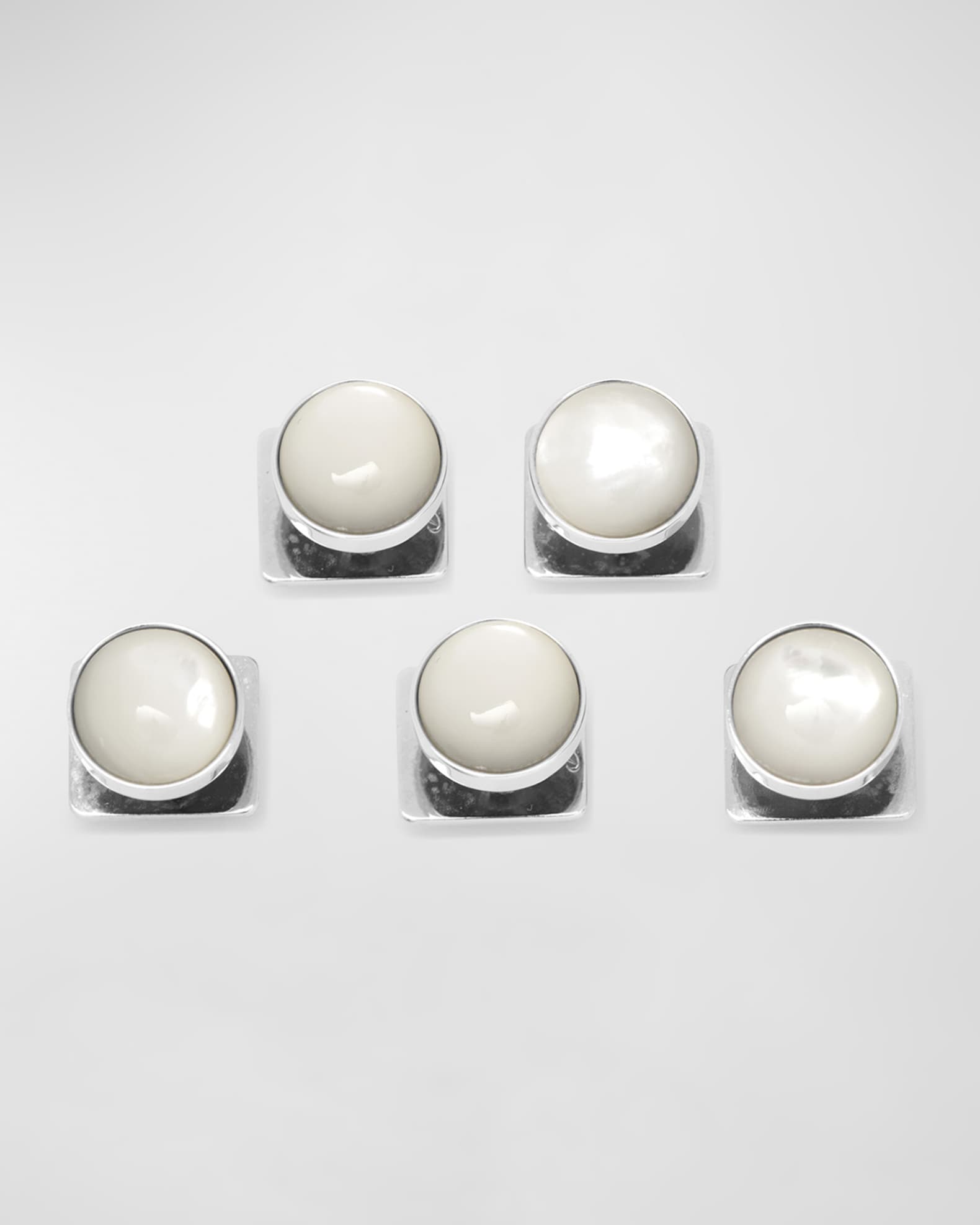 Cufflinks Inc. Men's Mother-of-Pearl Cuff Link 5-Stud Set