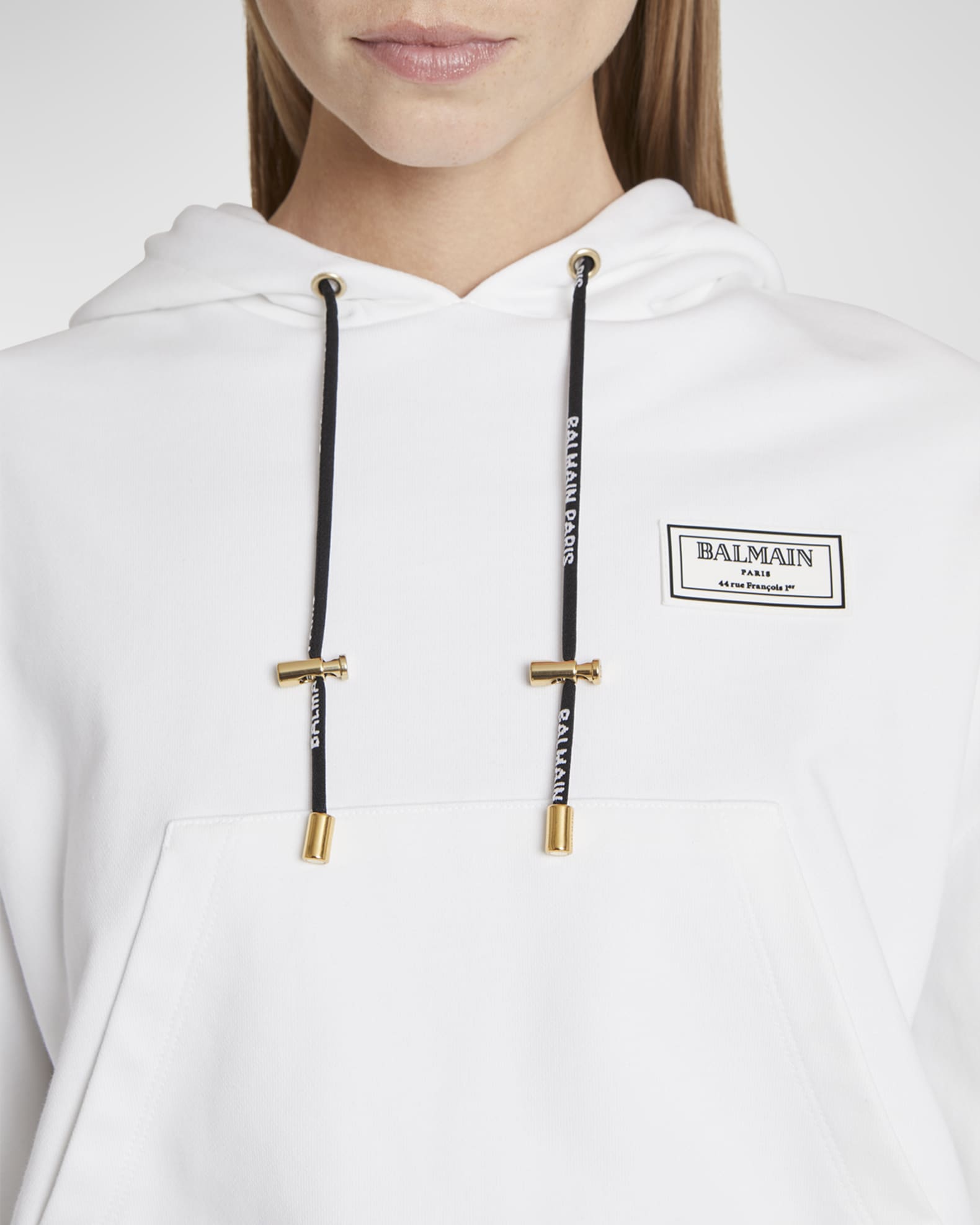 BALMAIN GRADIENT LOGO SWEATSHIRT