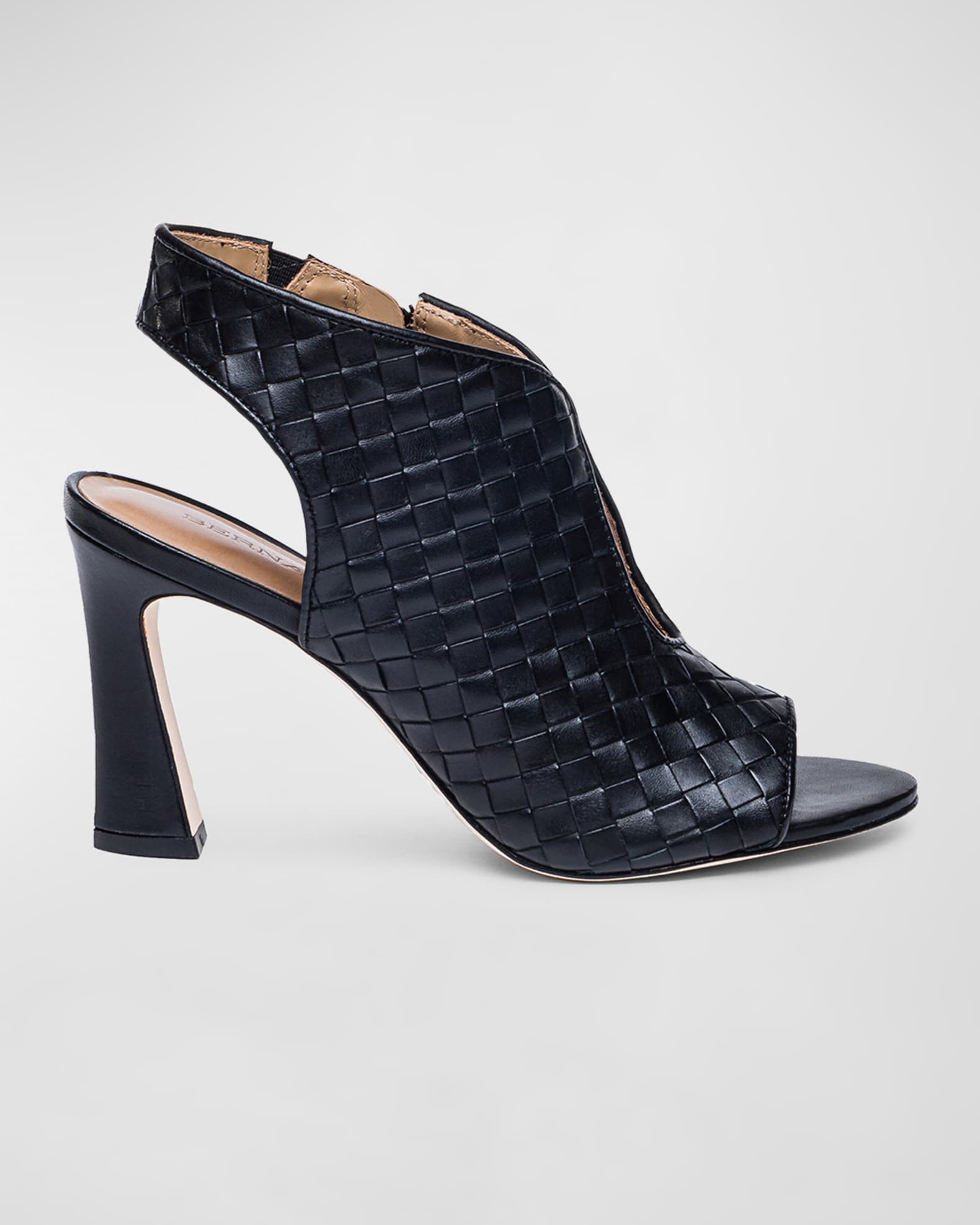 Louis Vuitton Black Snakeskin Pointed Toe Slingback Sandals Size