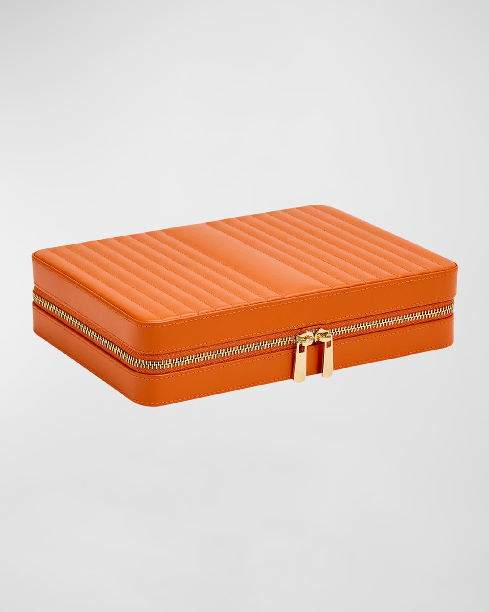 Maria Large Quilted Zip Jewelry Case 1