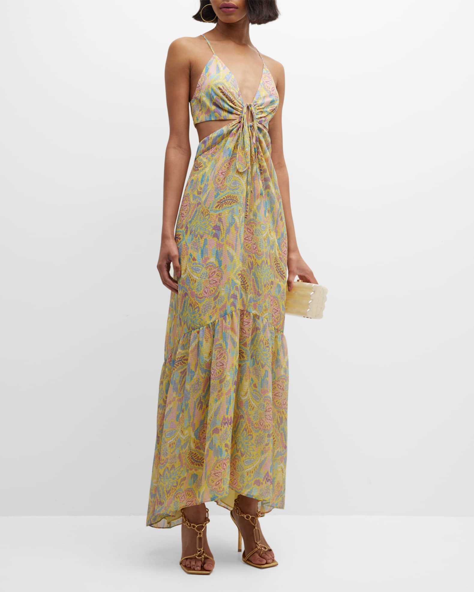 Ramy Brook Fiona Cutout Maxi Dress | Neiman Marcus