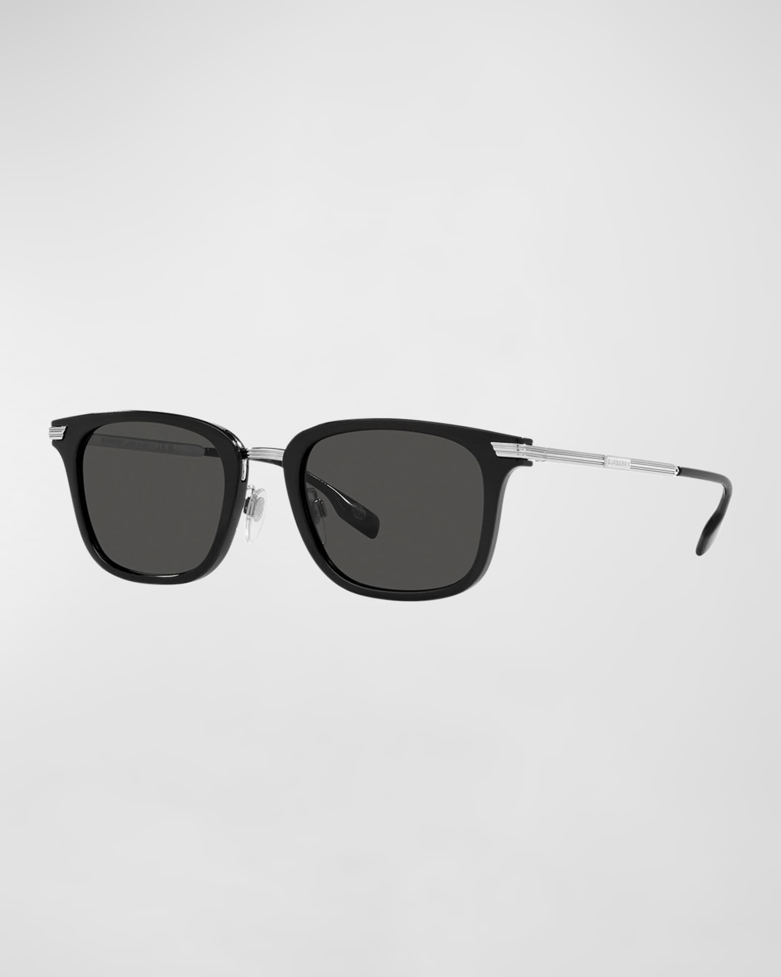 Burberry Men's Peter Square Sunglasses | Neiman Marcus