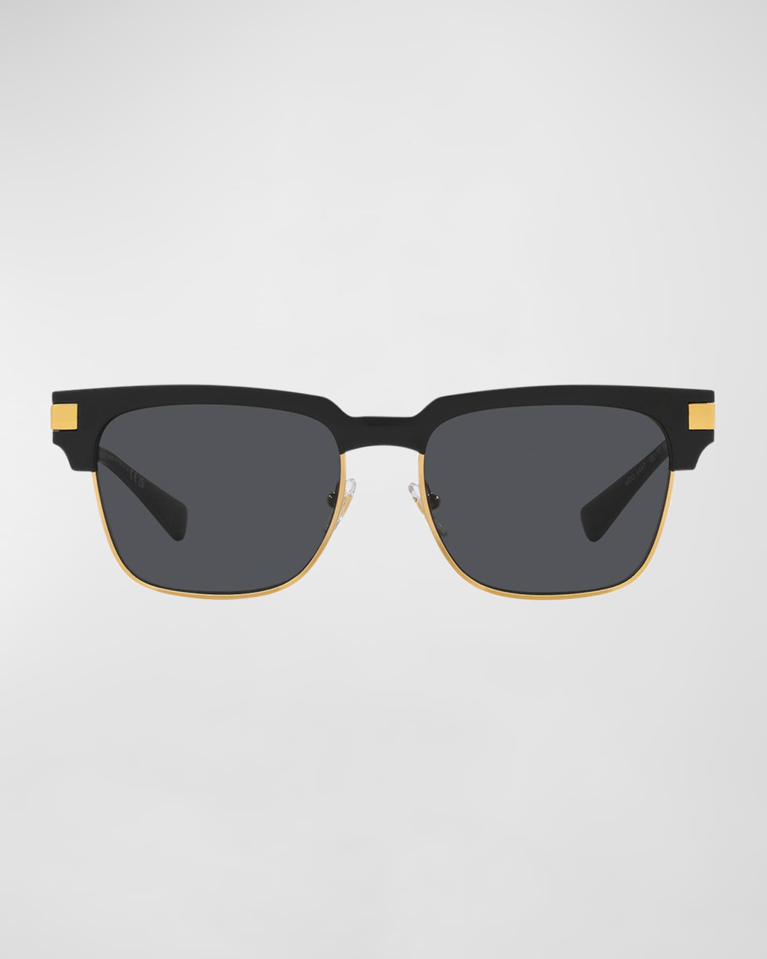 Versace Greca Acetate Rectangle Sunglasses - Bergdorf Goodman