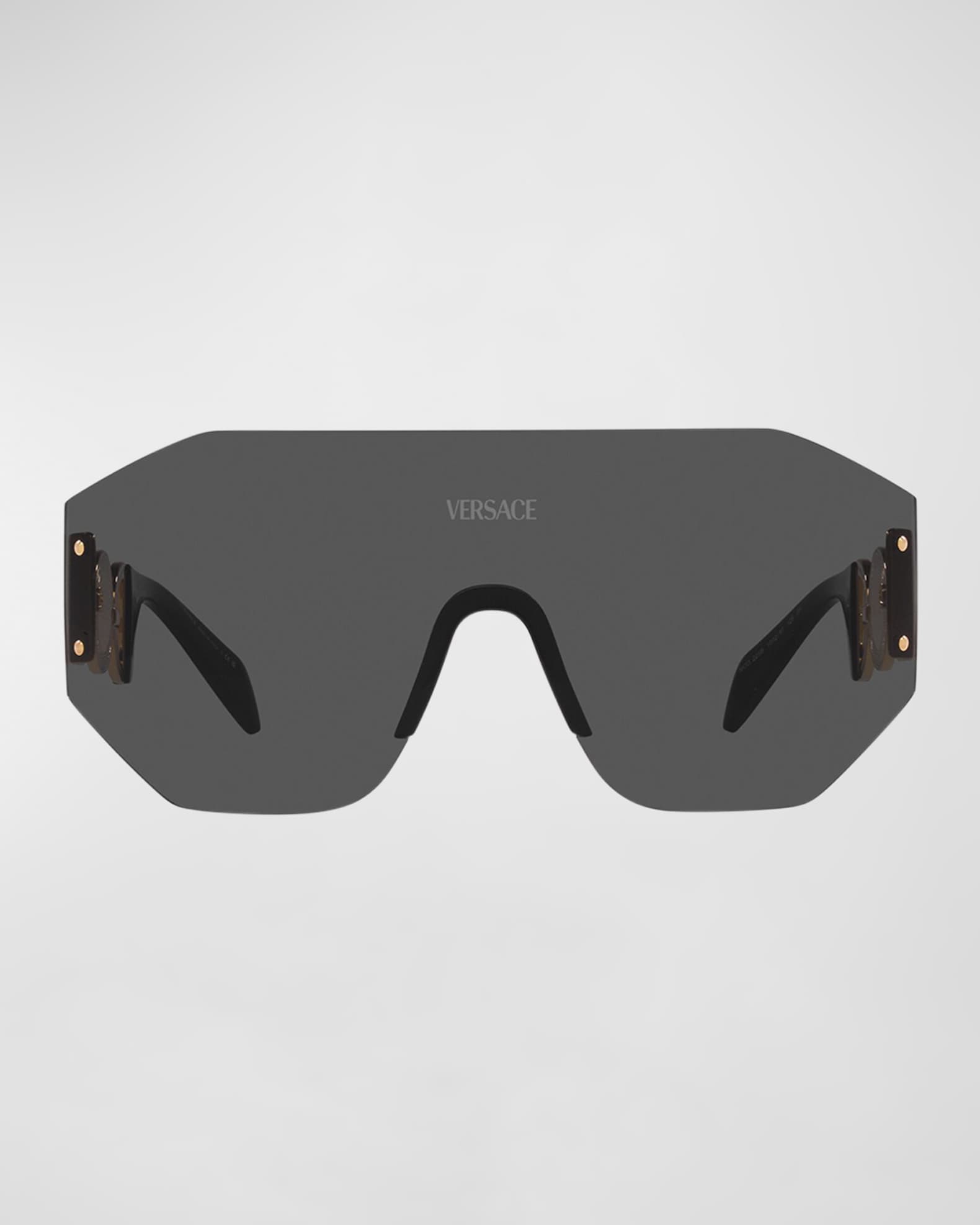 Black mirror medusa sunglasses top