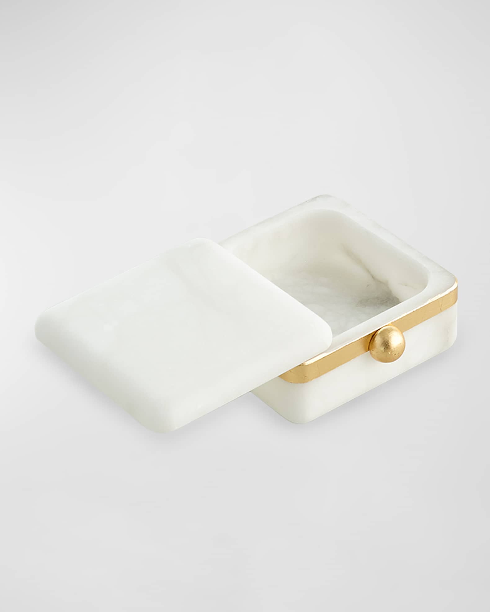 Gold Band Swivel Box - Small 1