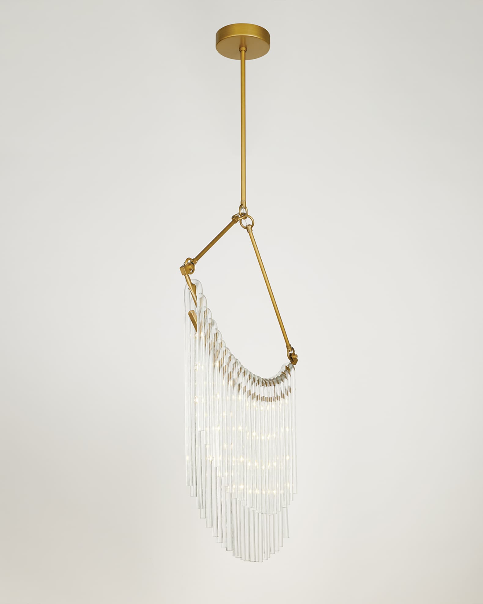 Global Views Drapes Glass Chandelier Neiman Marcus