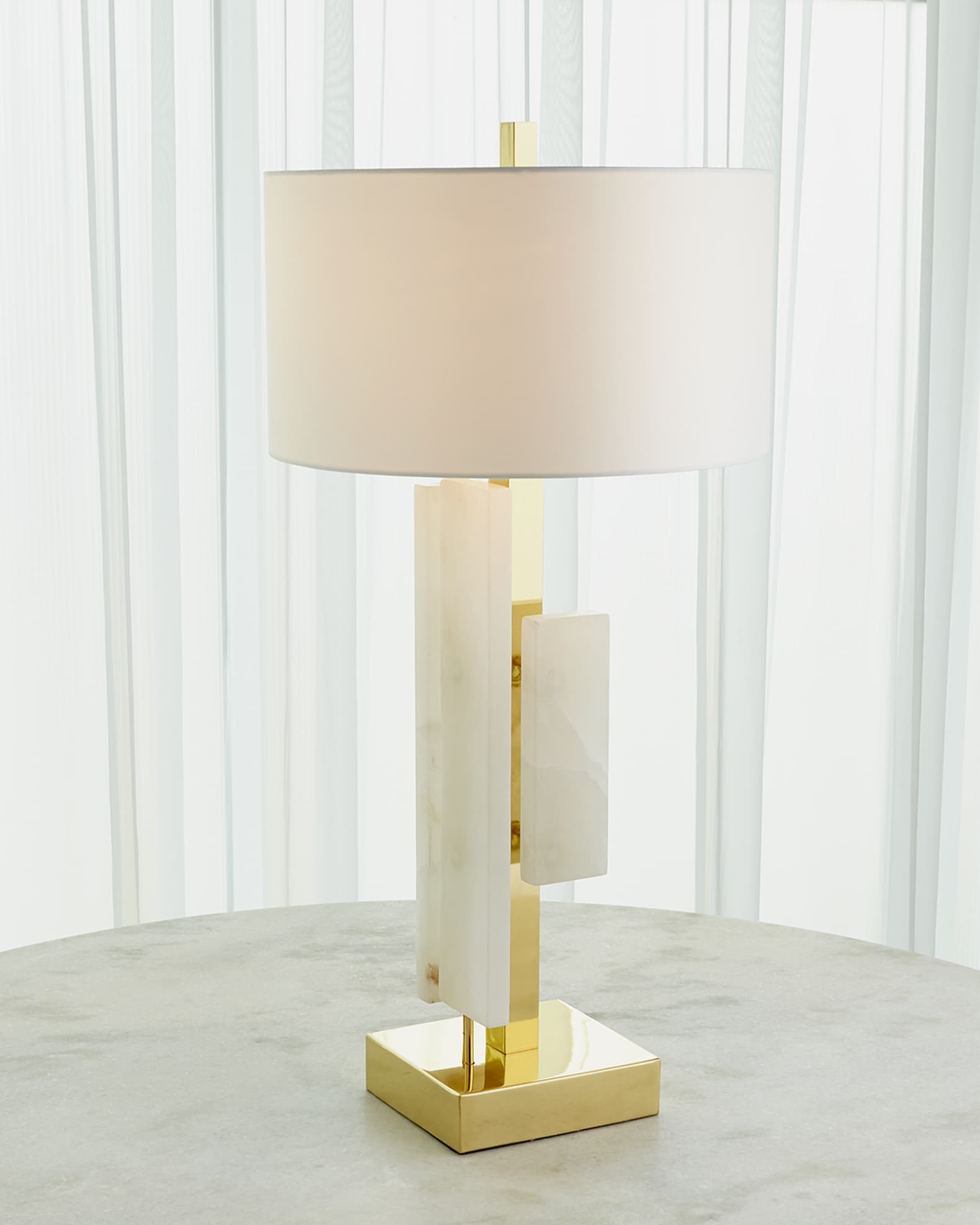 Posh Block Table Lamp  0