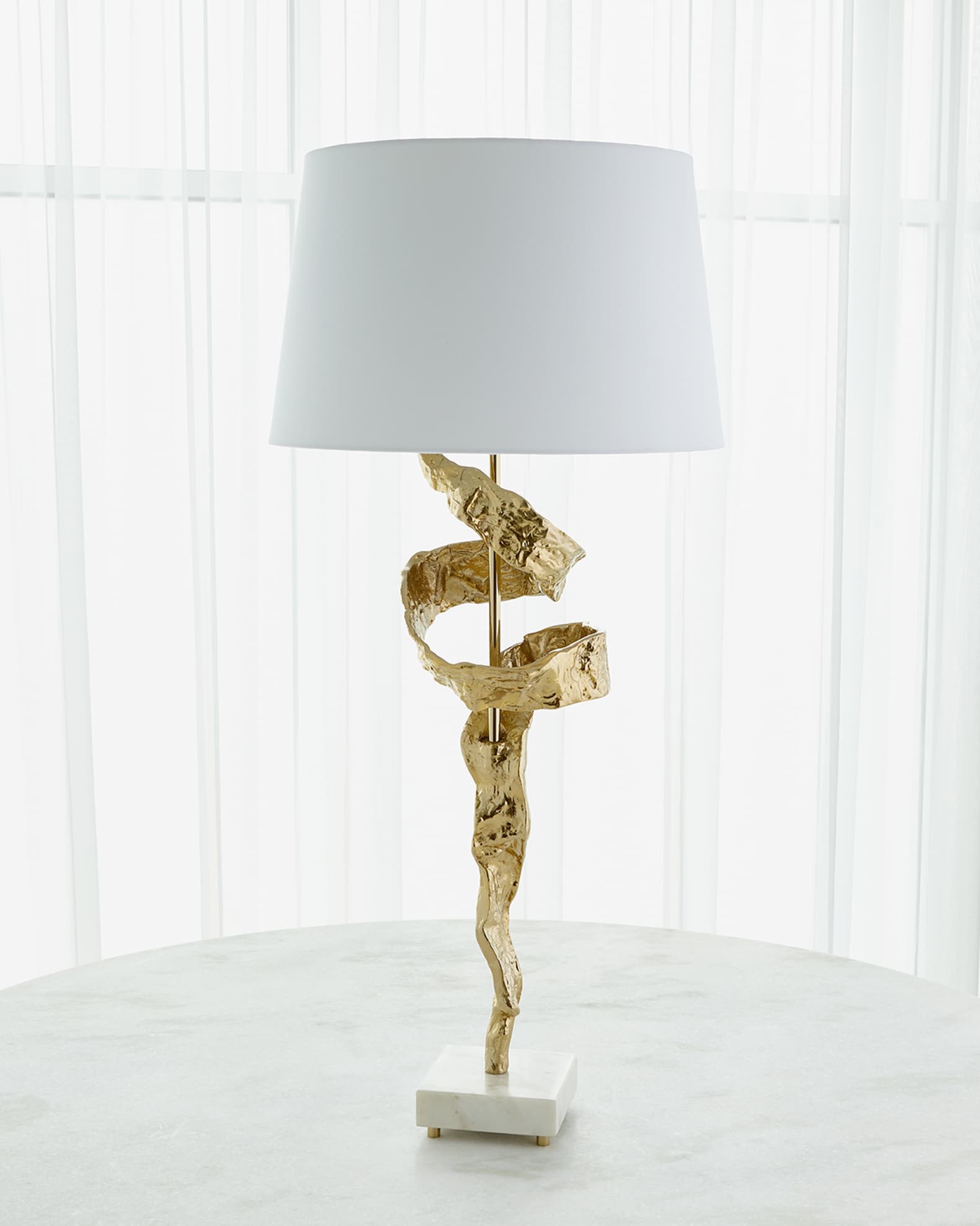 Twist Lamp - Brass  0