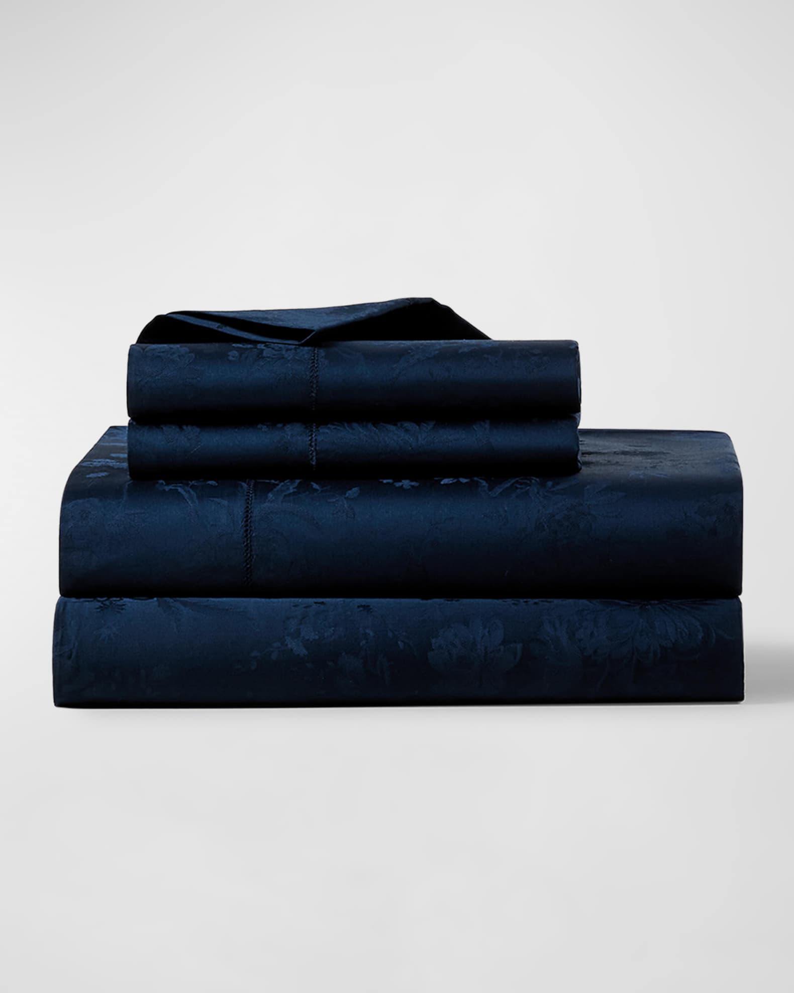 Bethany King Jacquard Organic Cotton Fitted Sheet  1