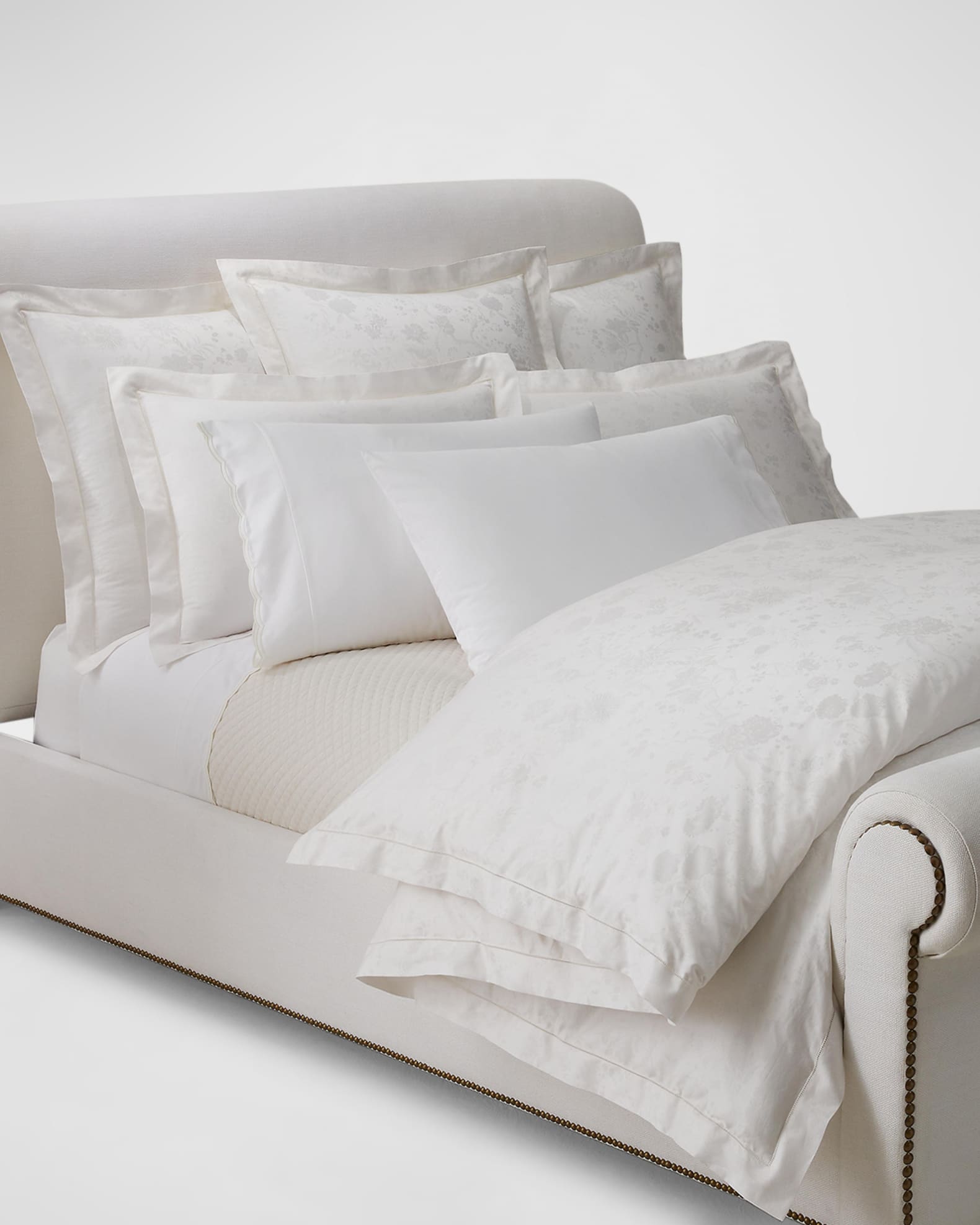 Ralph Lauren Home Bethany Jacquard Organic Cotton Standard Pillowcase