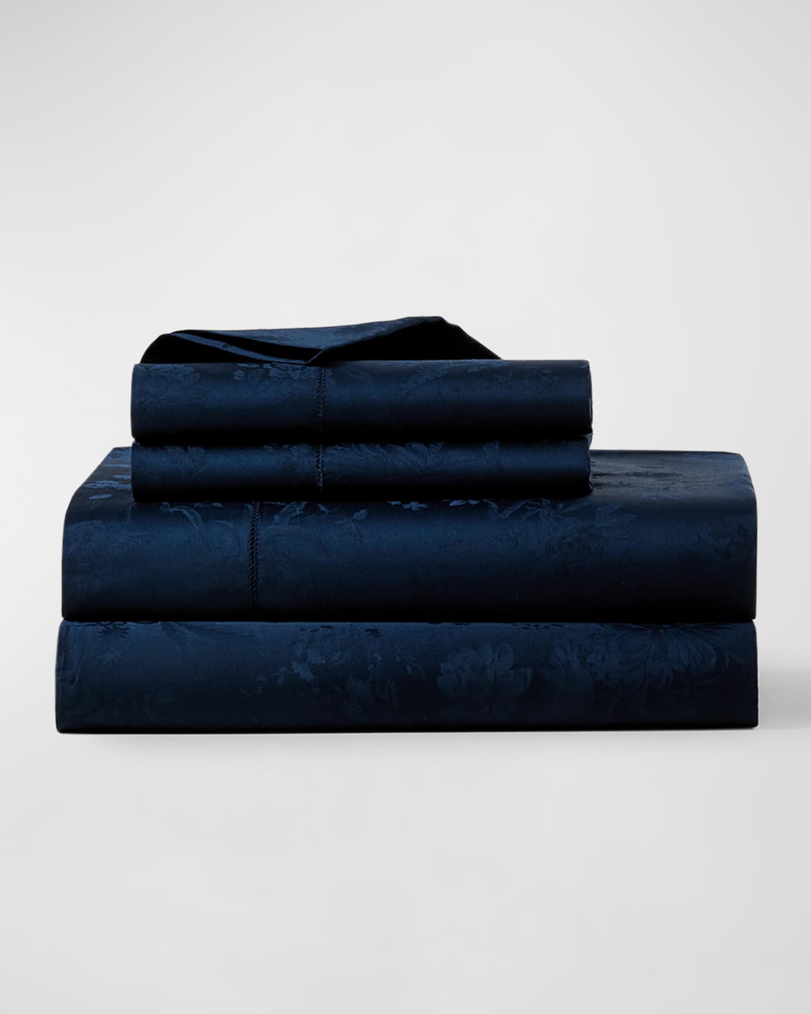 Ralph Lauren Home Bethany Jacquard Organic Cotton Queen Fitted Sheet