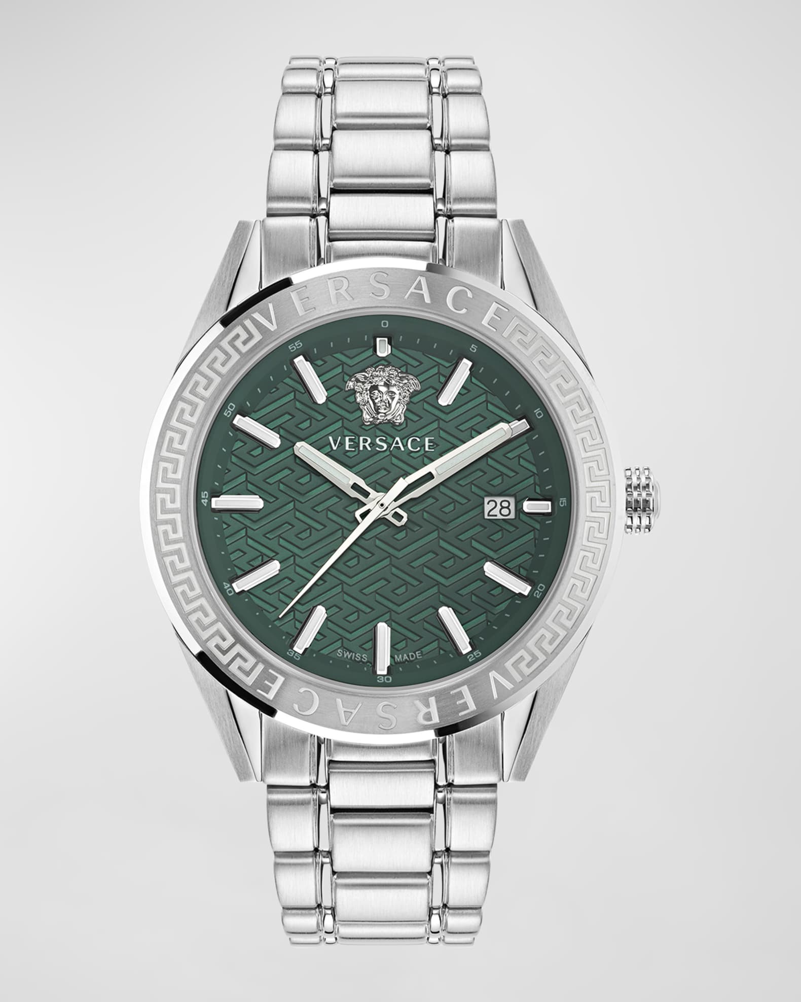 Versace stainless steel bracelet watch outlet