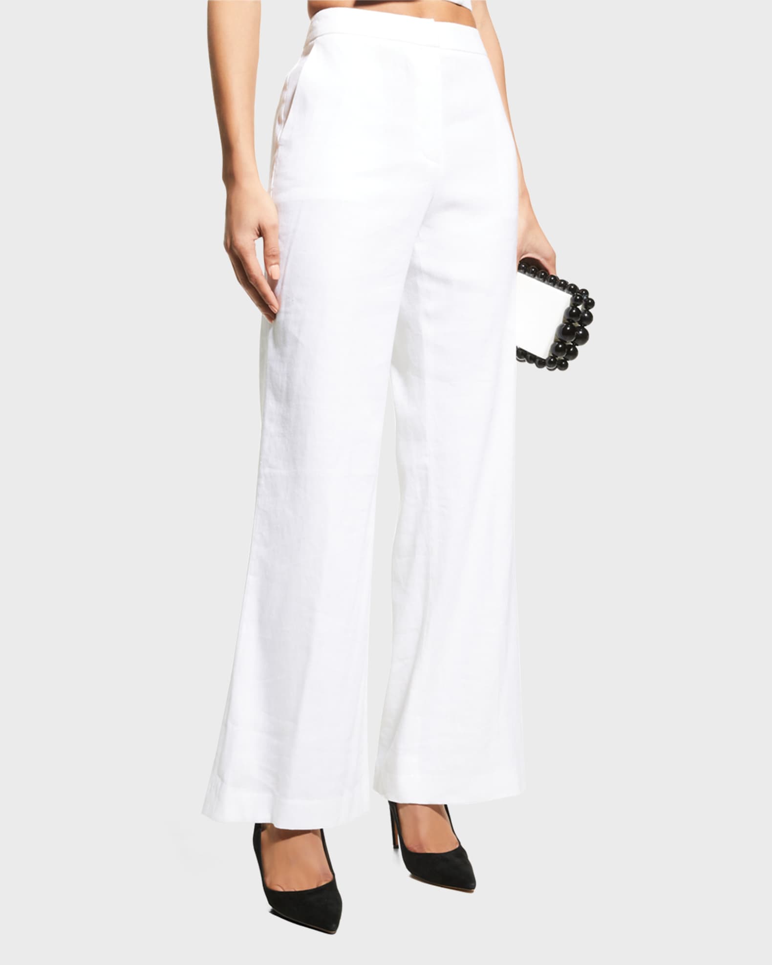 Lennon Linen Bootcut Pants  1