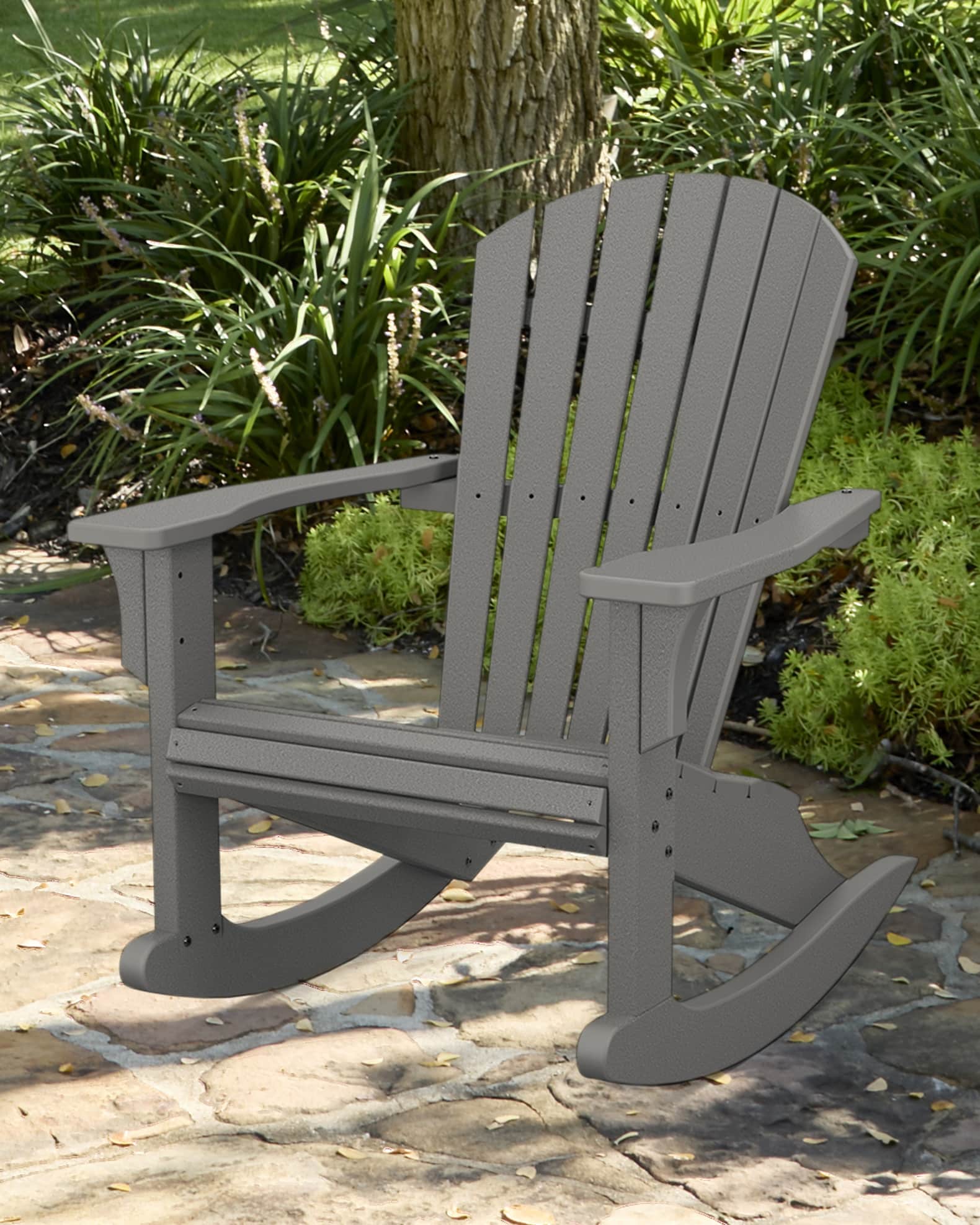 POLYWOOD Seashell Rocking Chair