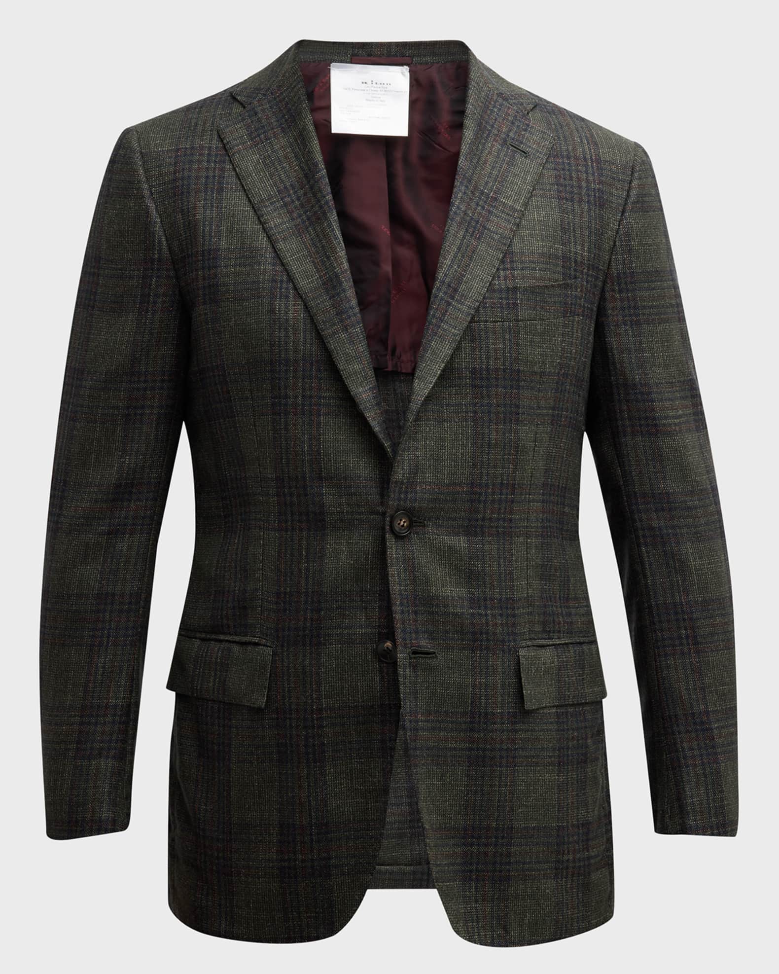 Men s Plaid Sport Coat