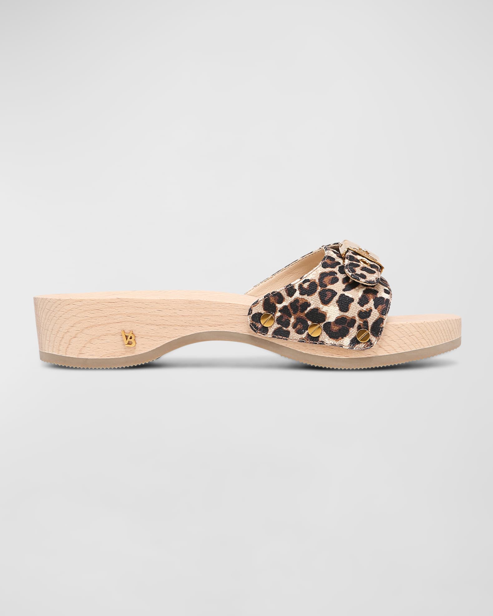 Veronica Beard x Dr Scholl’s Original Leopard Buckle Clog Sandals ...
