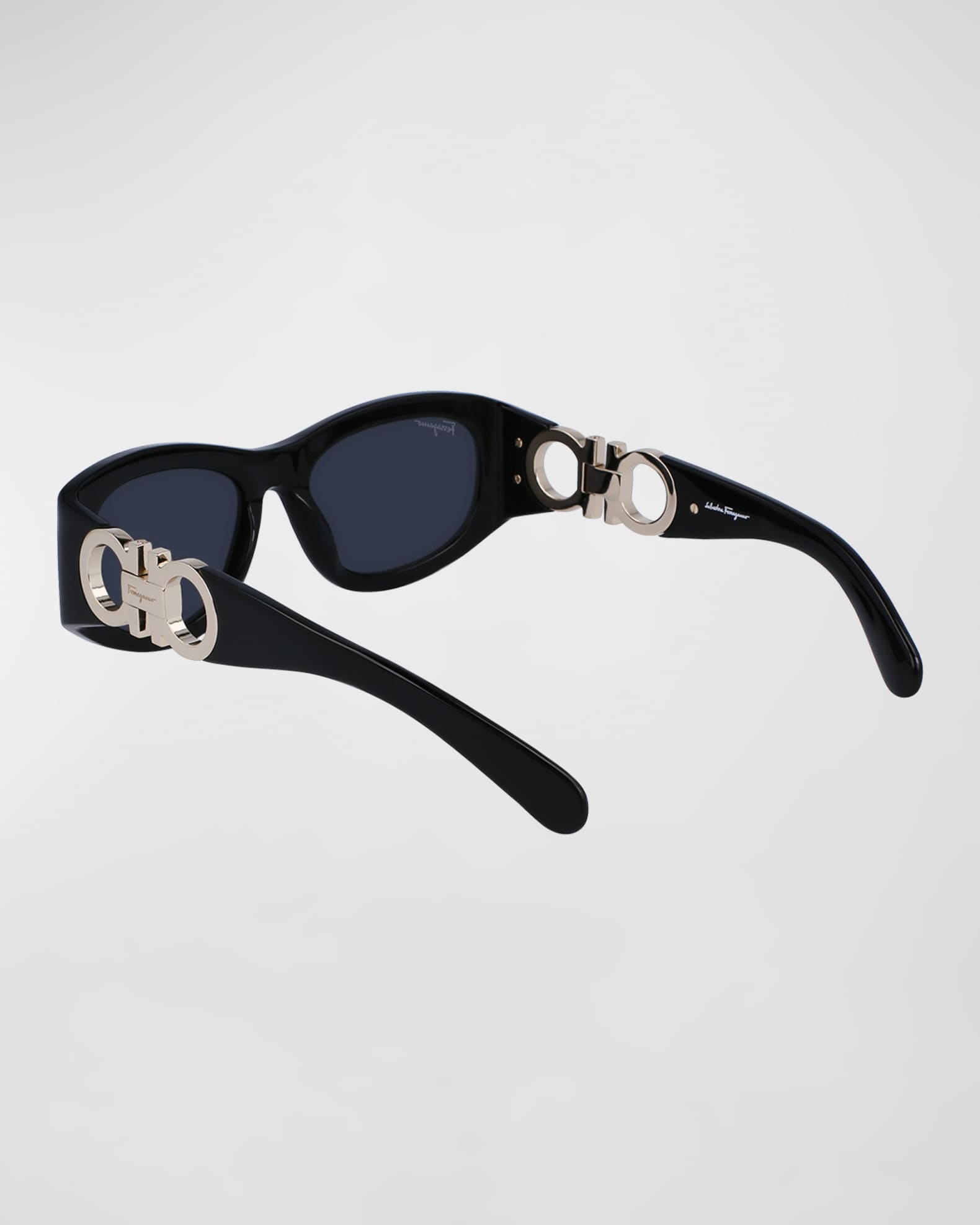 Gancini Round Acetate Sunglasses  1