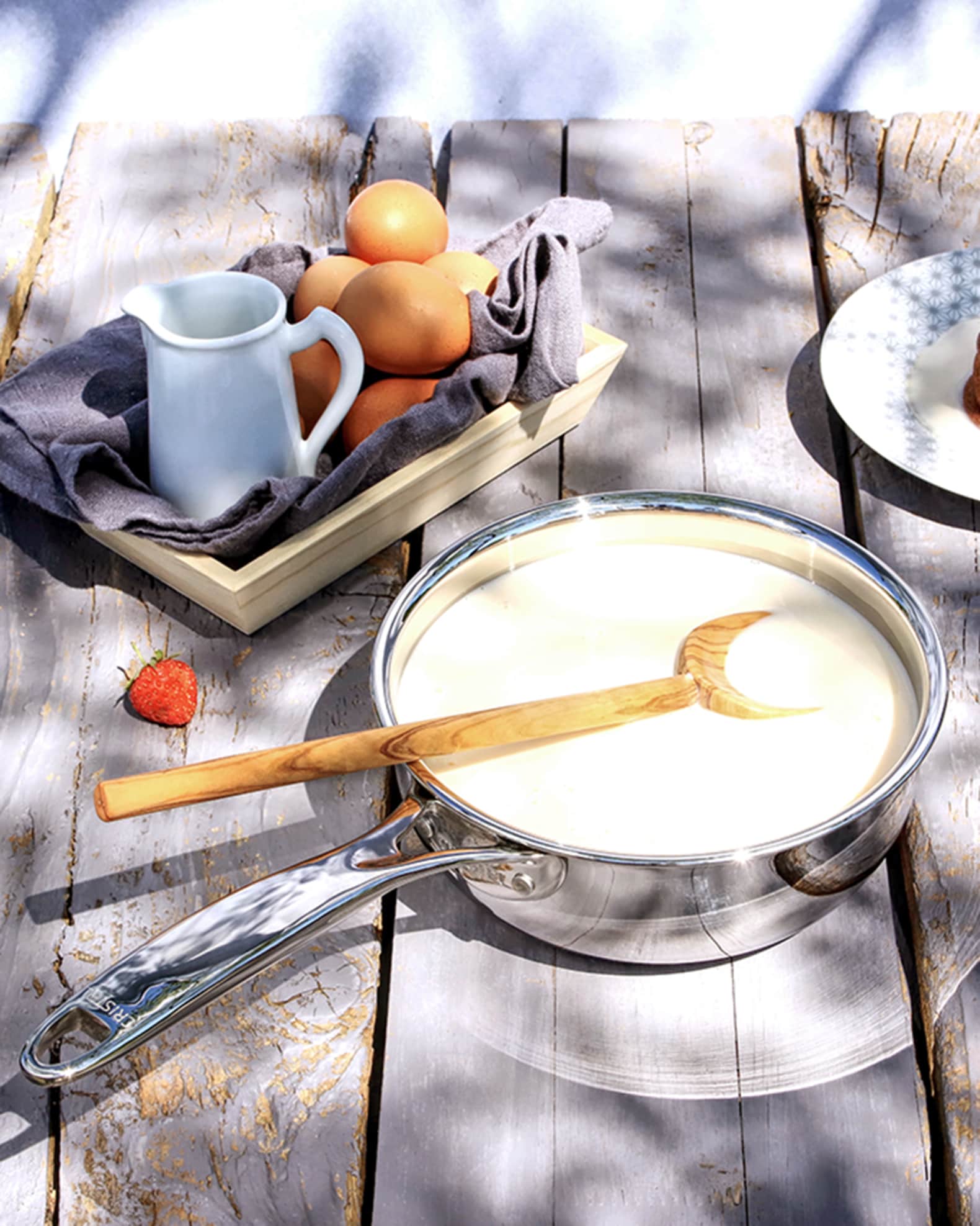 Castel Pro Mini Fixed-Handle Saucepan, 0.6 Qt 1