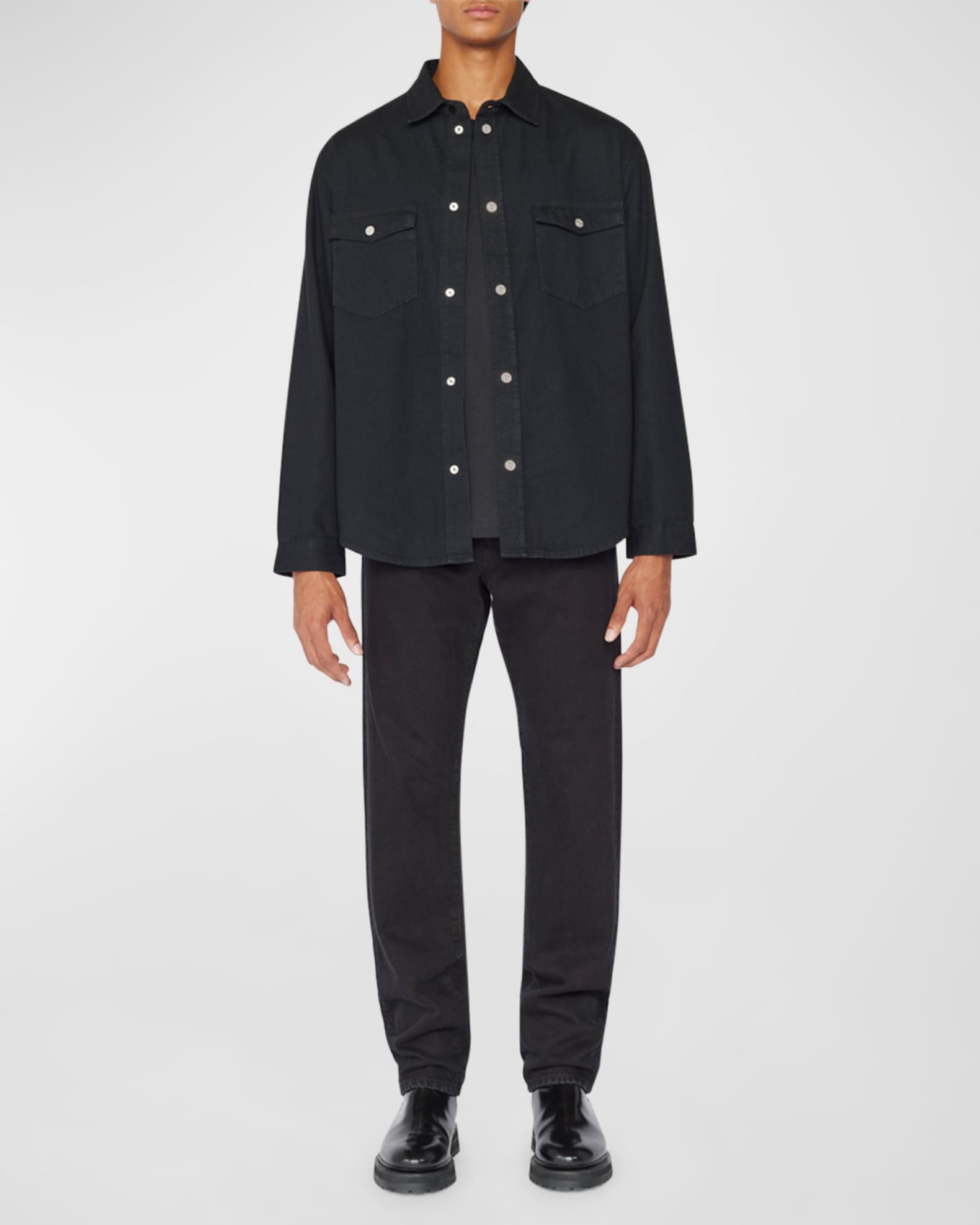 Men's Fashion Denim Shirt 1