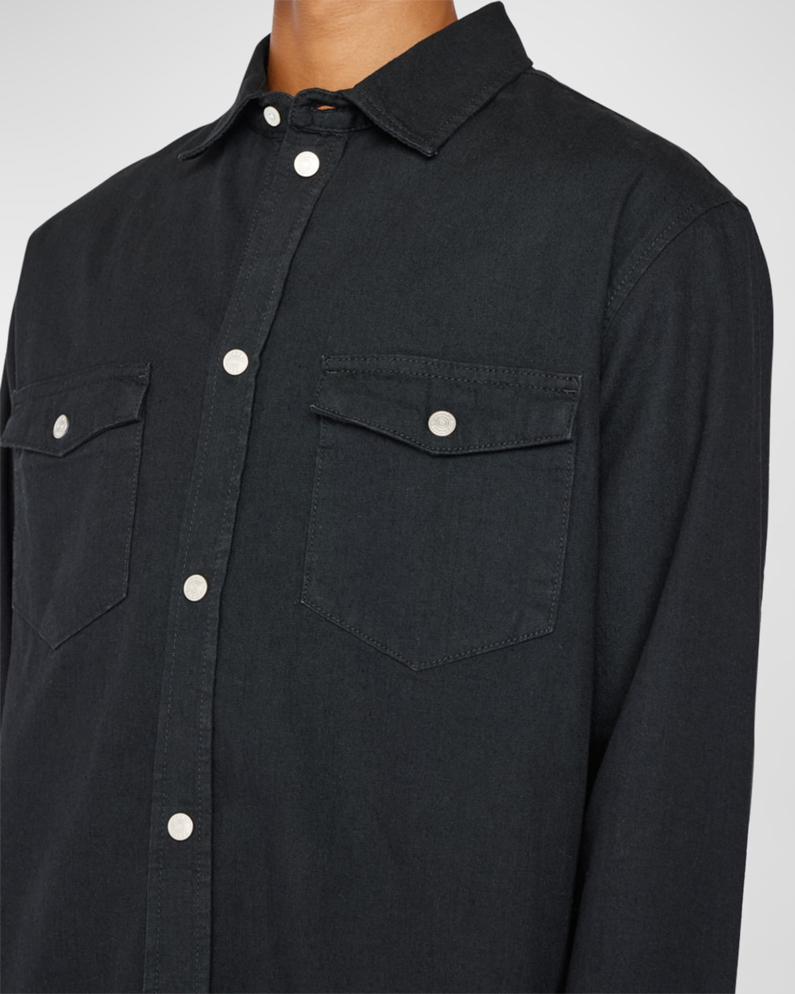 FRAME Men's Fashion Denim Shirt | Neiman Marcus
