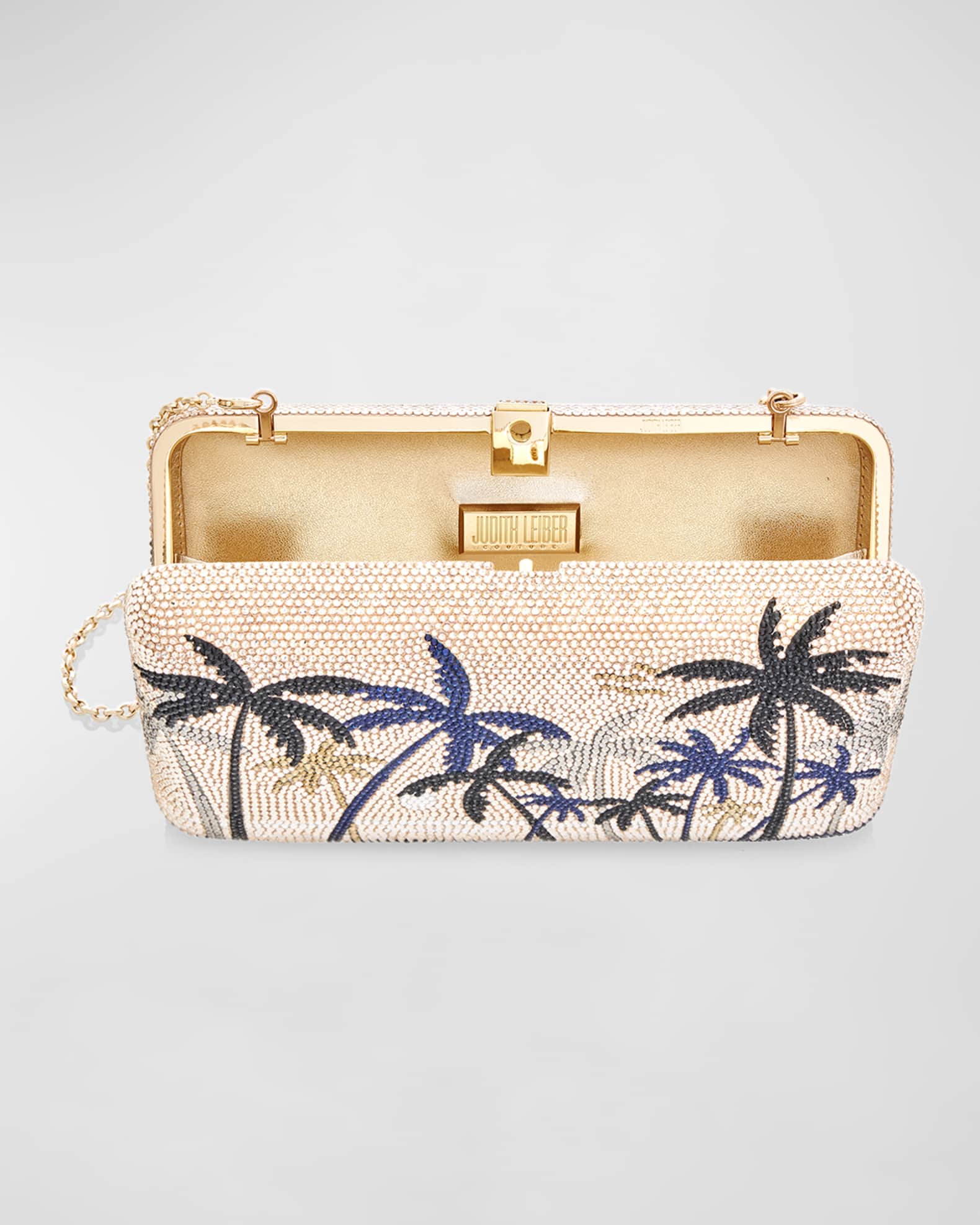 Judith Leiber Couture Aracales Crystal Rectangle Clutch Bag Neiman Marcus