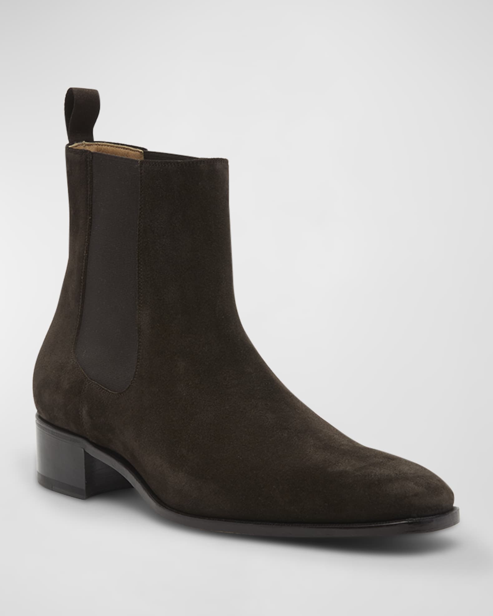 TOM FORD Men's Alec Suede Ankle Chelsea Boots | Neiman Marcus
