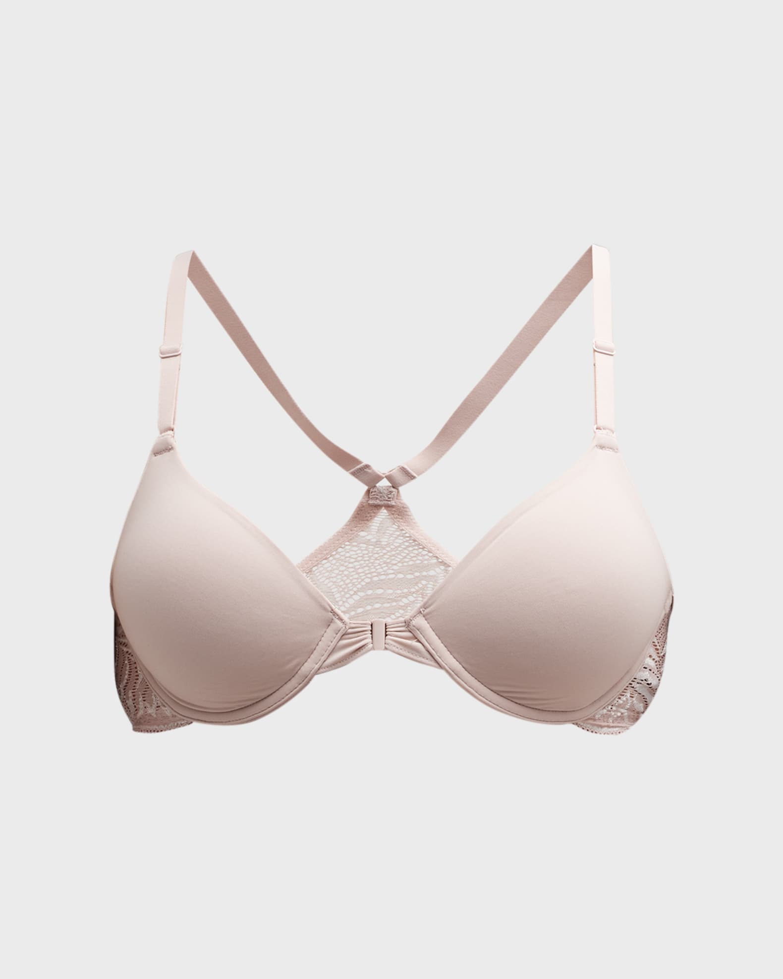 Natori Lush Front-close T-shirt Bra In Bluebell