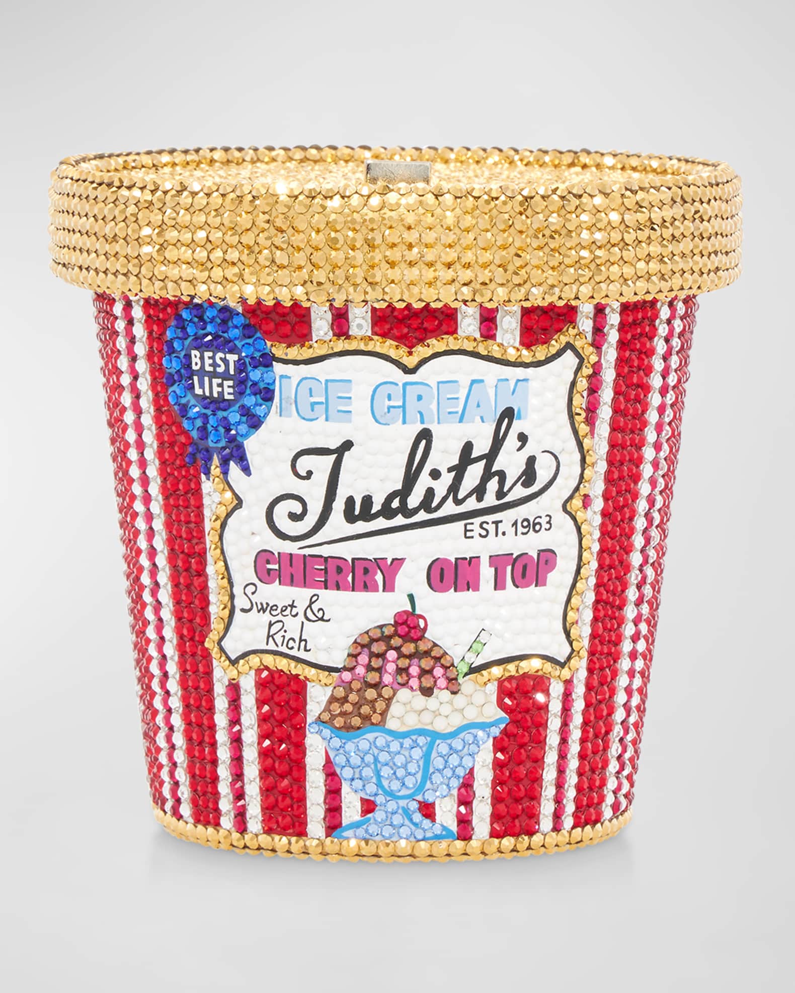 Judith leiber ice cream top