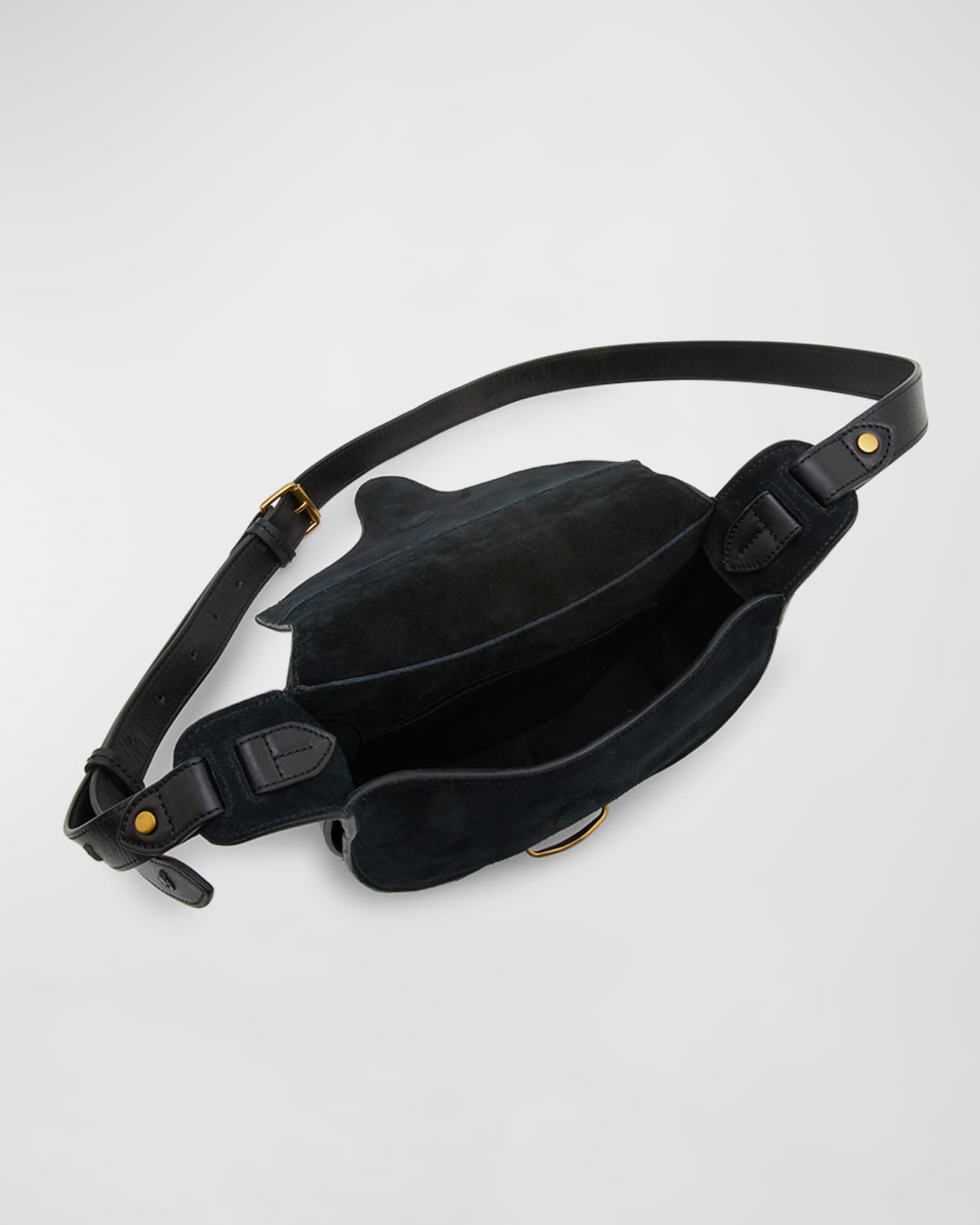 Isabel Marant Botsy Saddle Suede Crossbody Bag Neiman Marcus