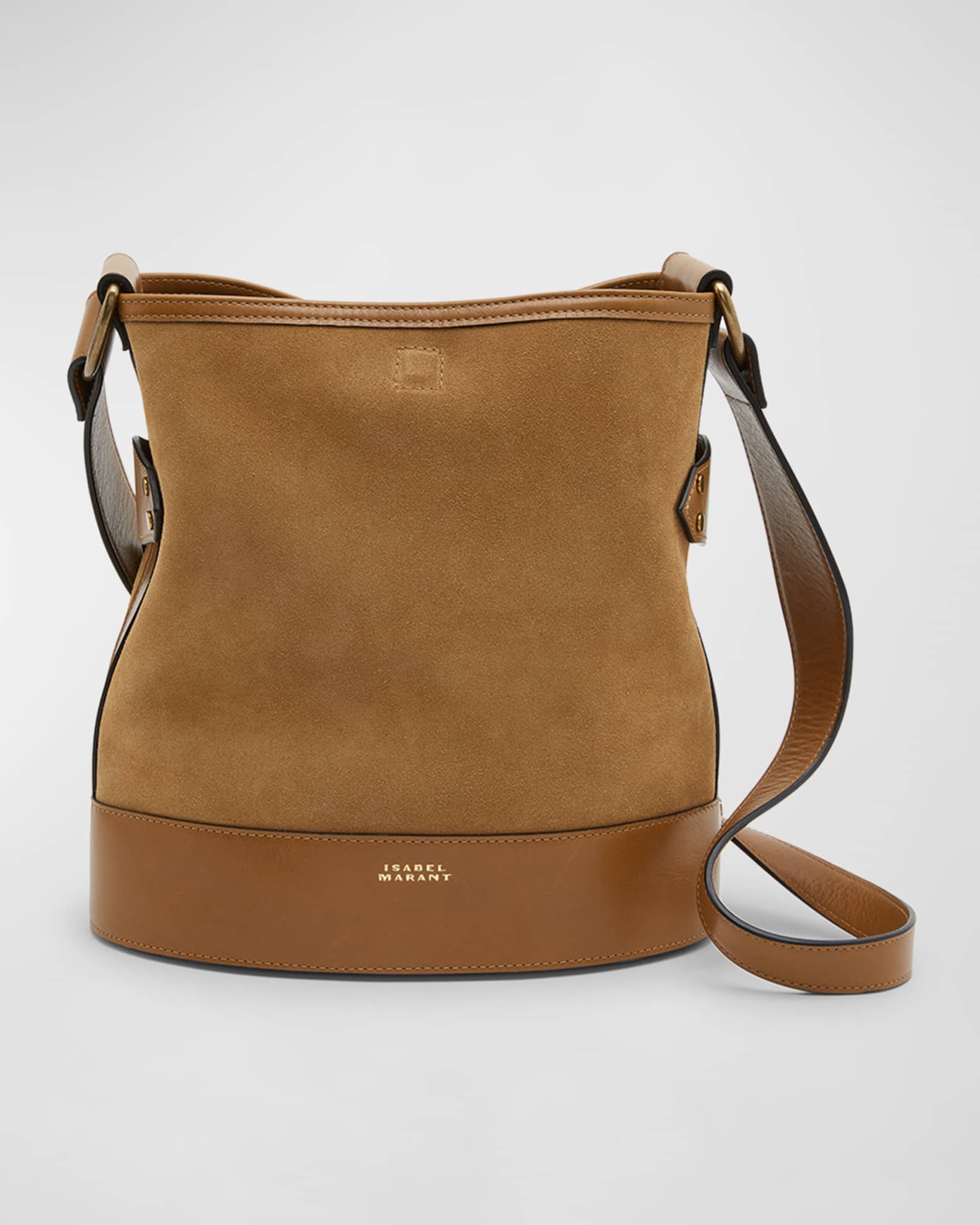 Sway Leather Bucket Crossbody Bag