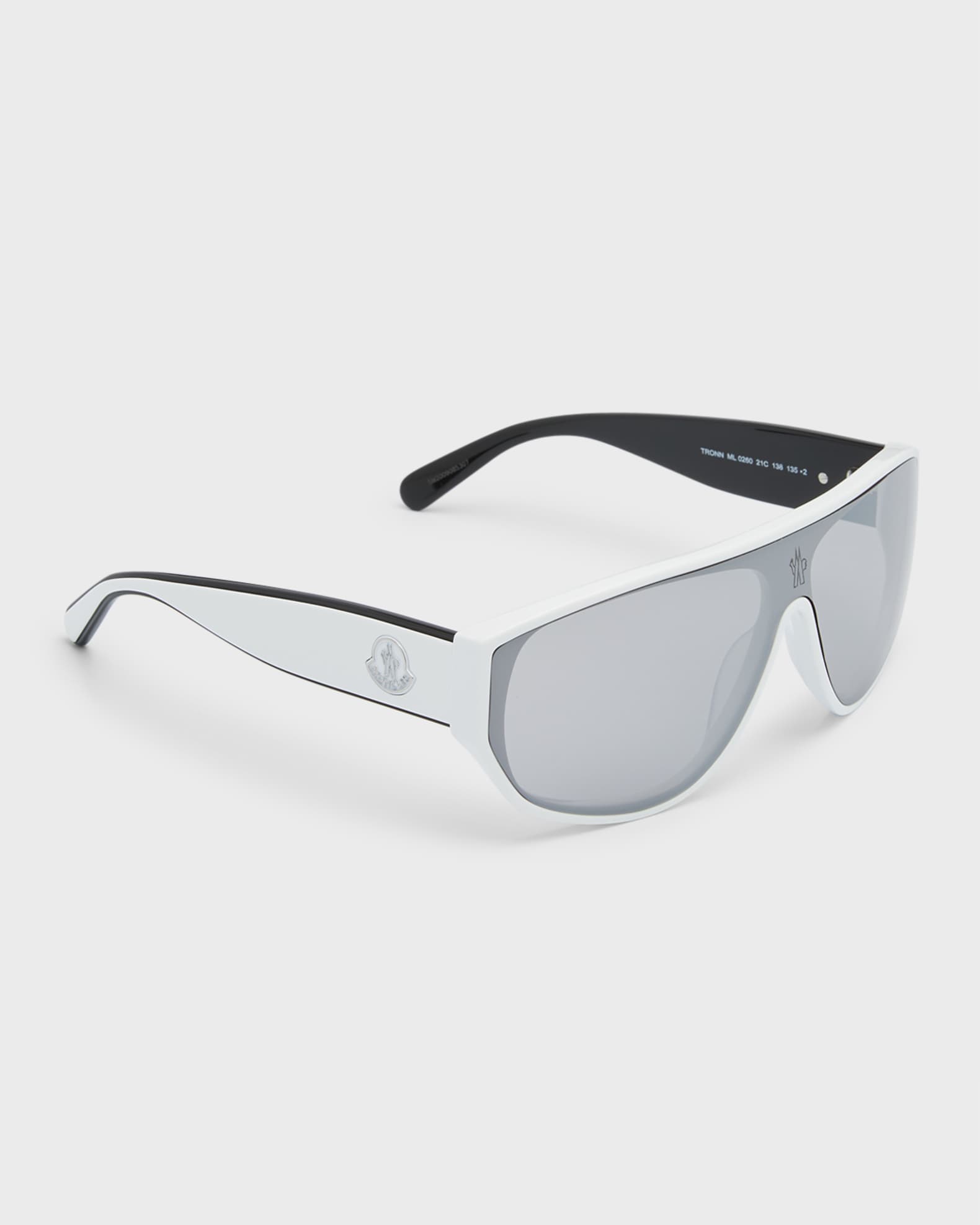 Moncler Tronn Acetate Shield Sunglasses