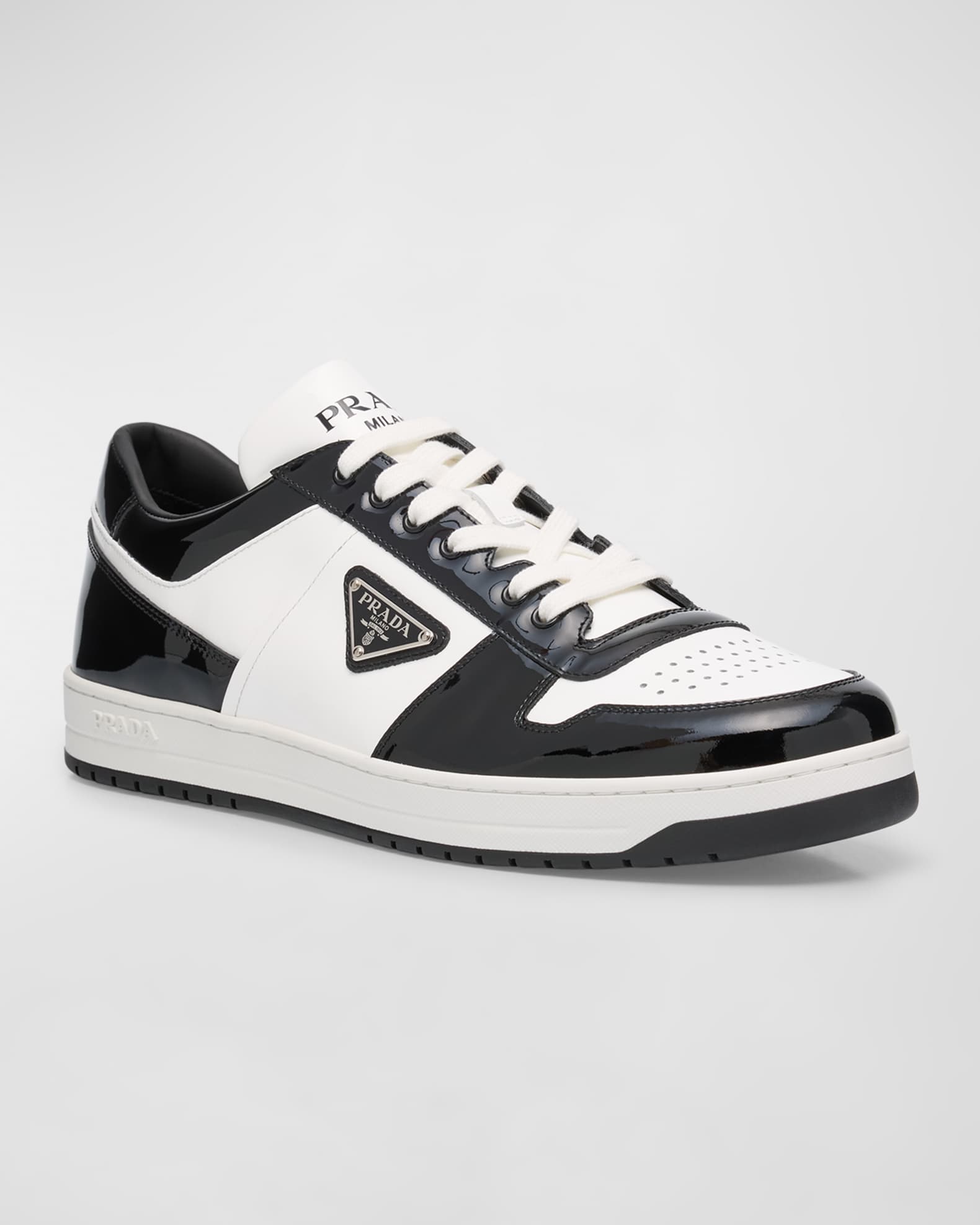 Prada Men s Downtown Sneaker White Low top Sneakers 8