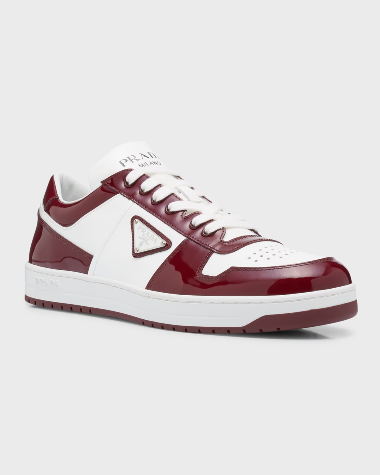 Men's Downtown Patent Leather Low-Top Sneakers 1