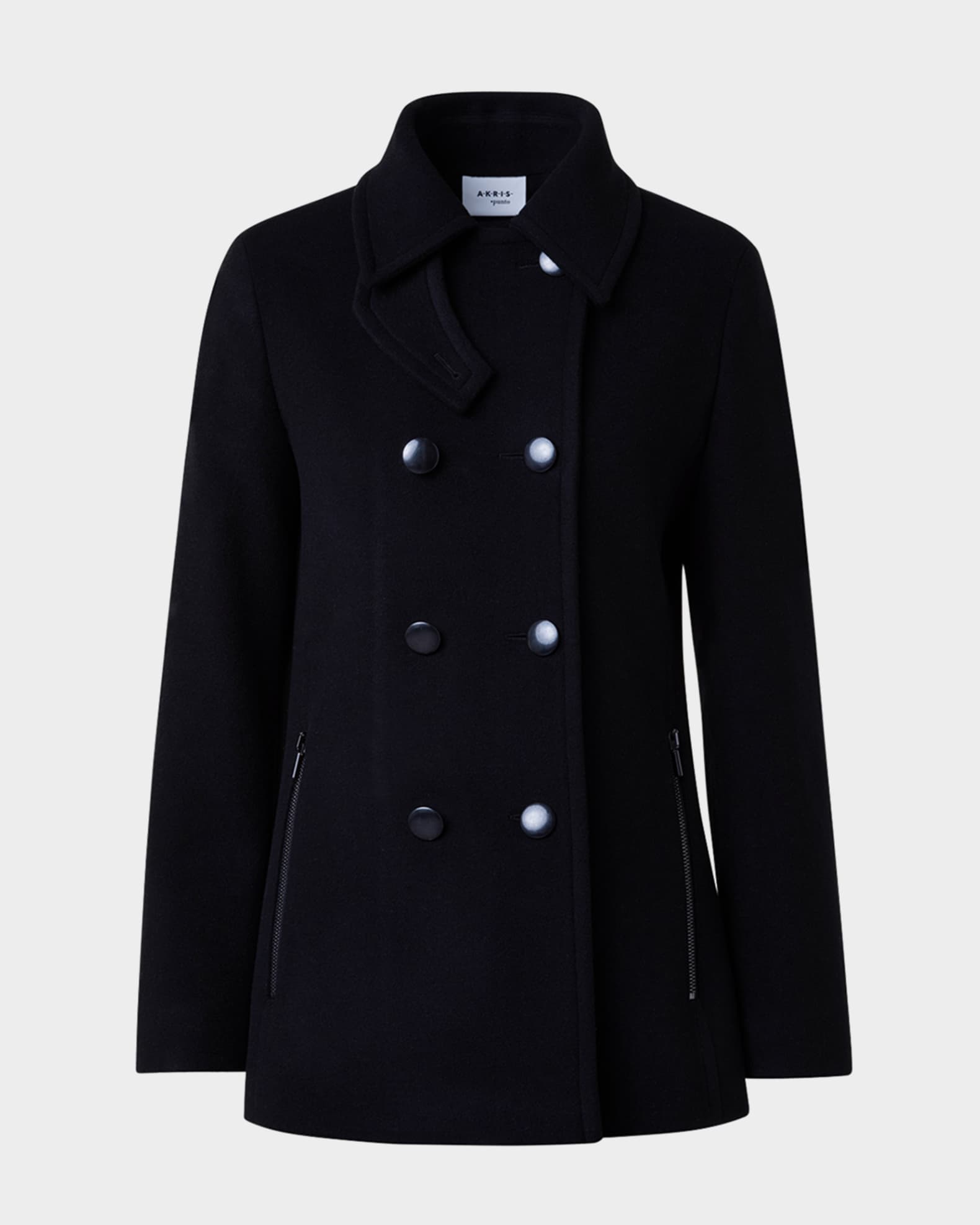 Cashmere and Wool-Blend Top Coat 0