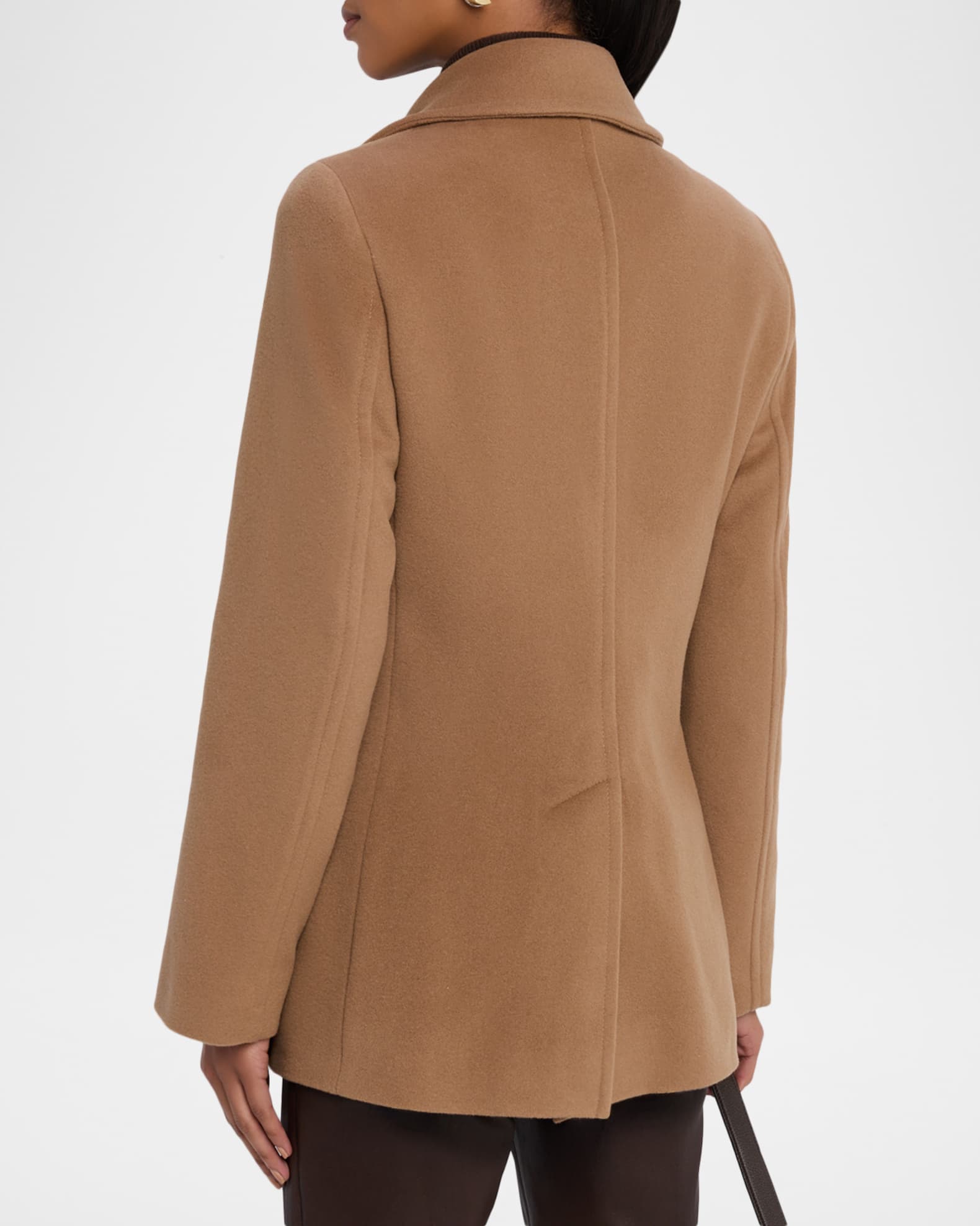 Akris punto Cashmere and Wool-Blend Top Coat | Neiman Marcus
