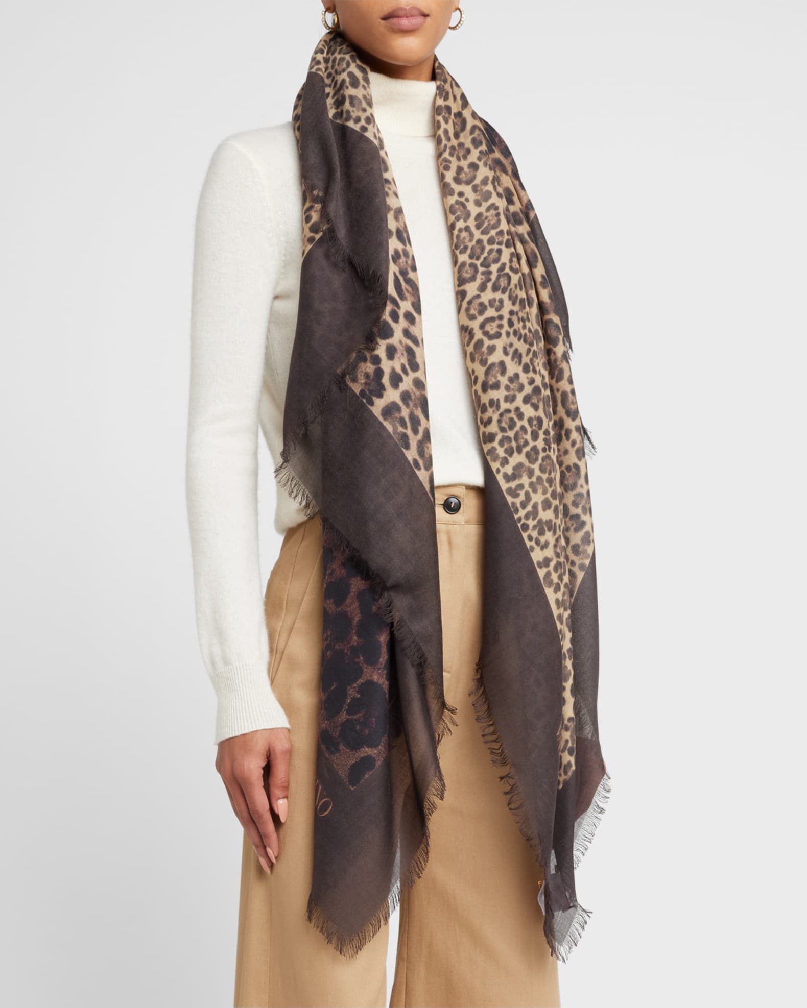 Valentino Garavani Ombr Jaguar Cashmere Shawl Neiman Marcus