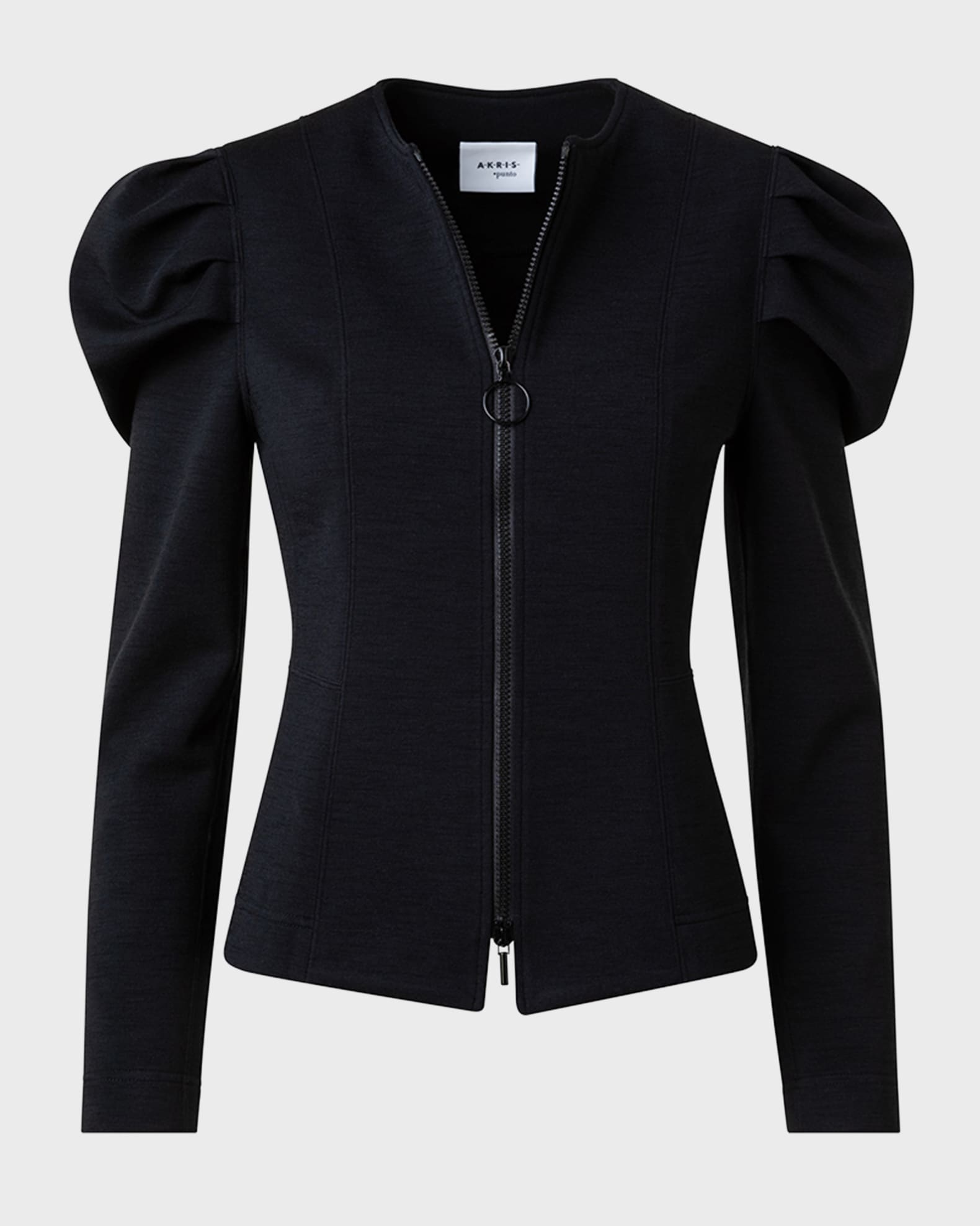 Akris punto Tailored Scuba Jersey Zip Jacket Neiman Marcus