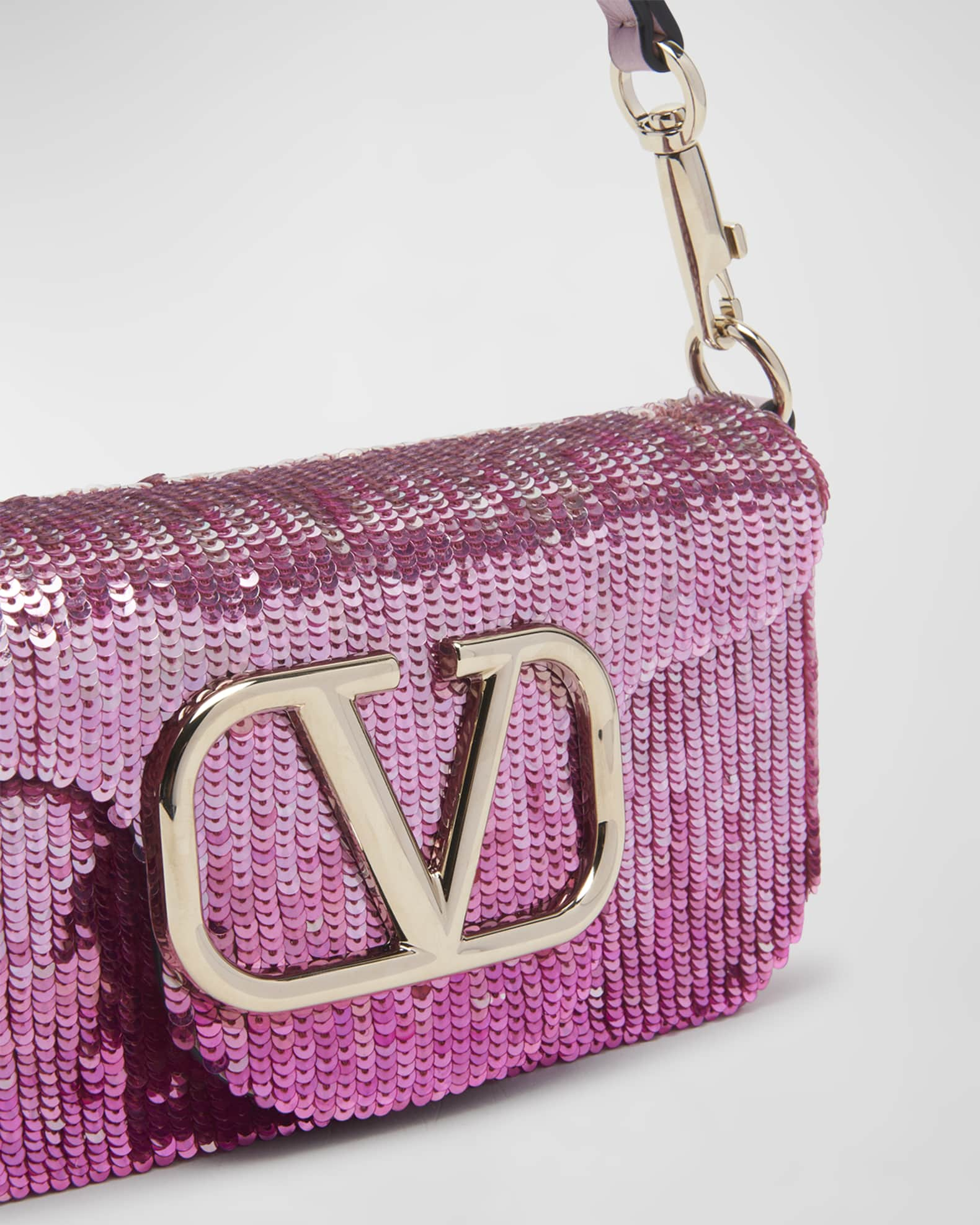 LocÃ² Small sequined shoulder bag